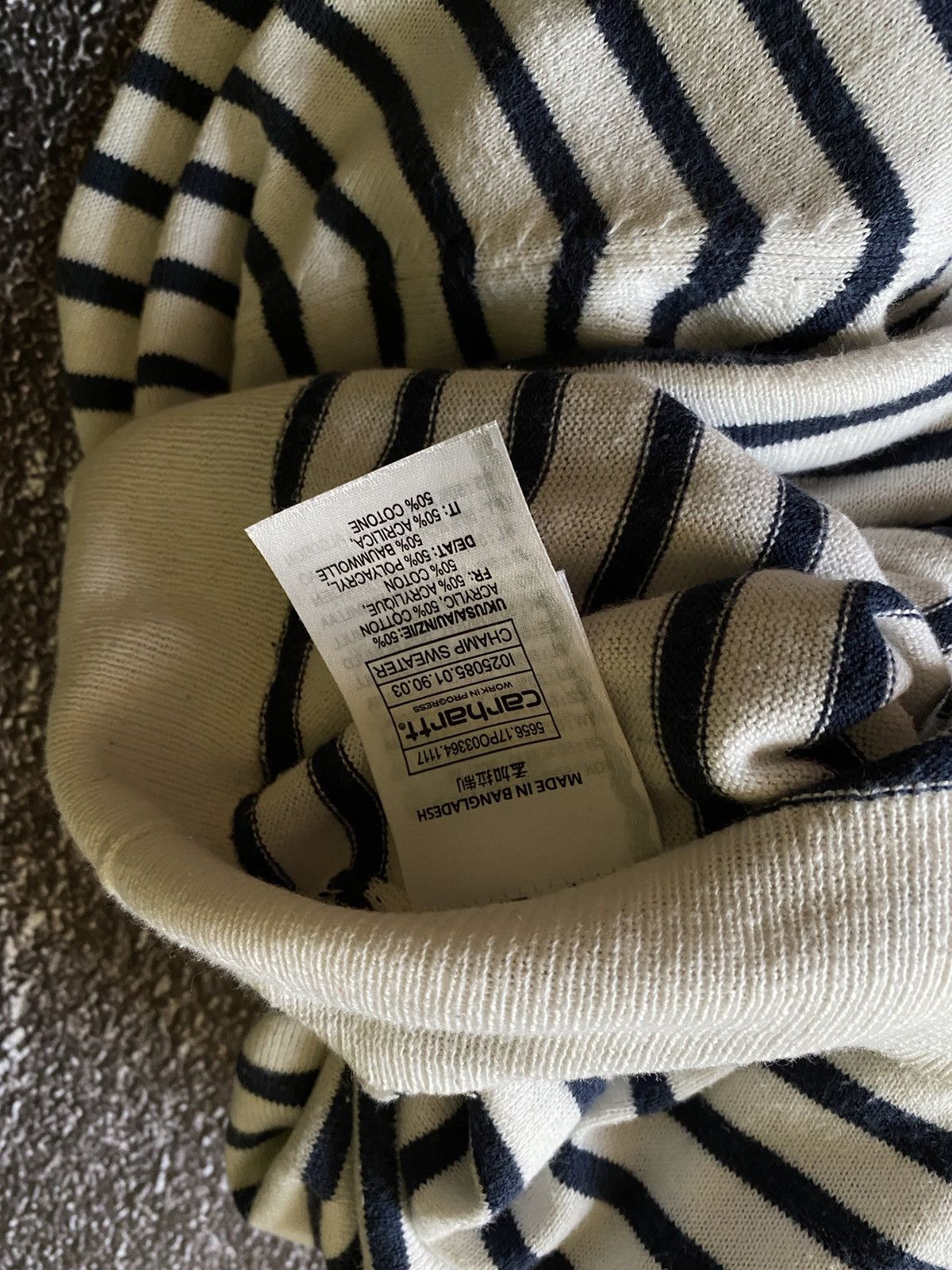 Carhartt Carhartt WIP Striped Champ Sweater Light Size US L / EU 52-54 / 3 - 7 Thumbnail