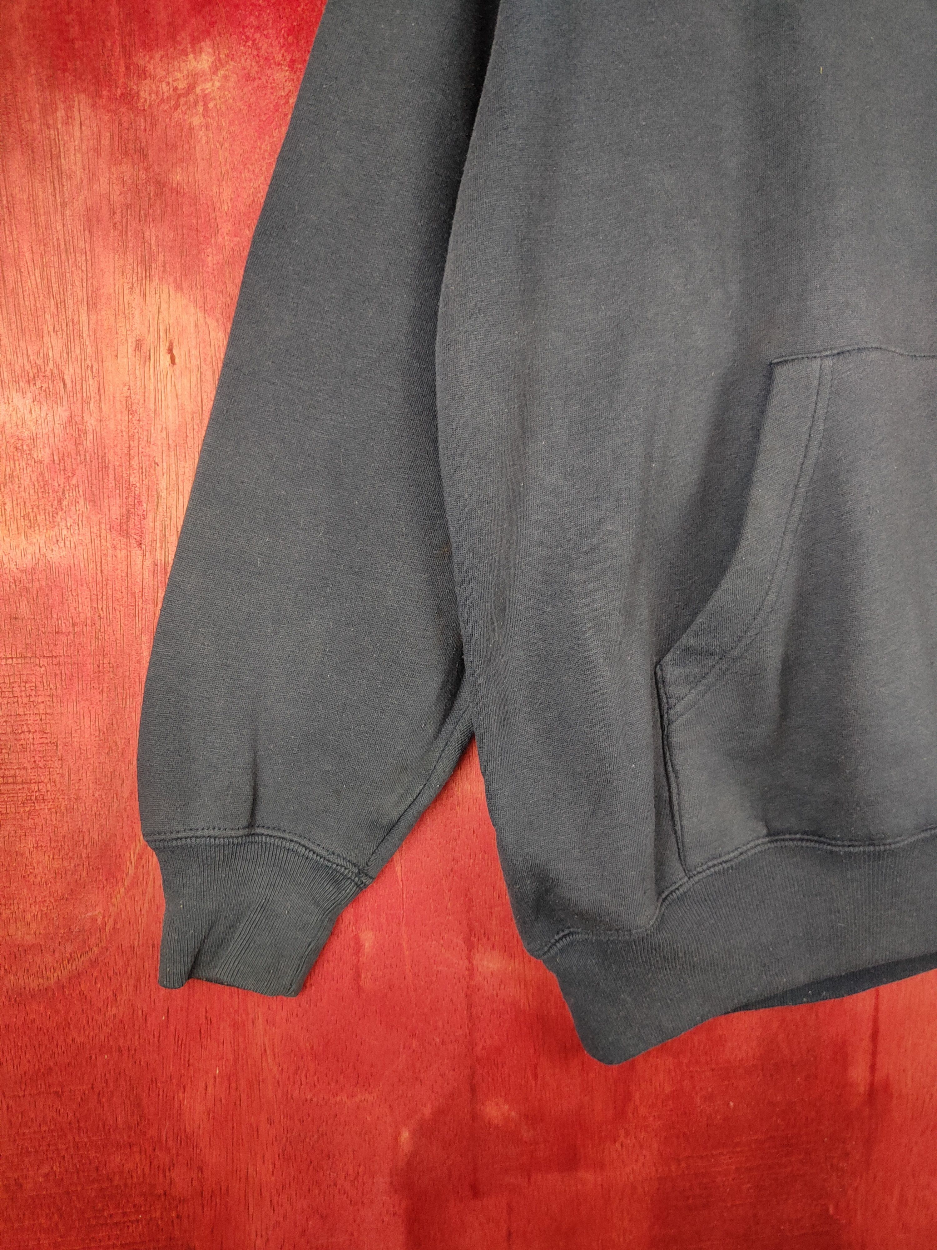 Japanese Brand Plevo contrast mau maona Dark Blue Hoodie Sweatshirt #278B Size US XL / EU 56 / 4 - 5 Thumbnail