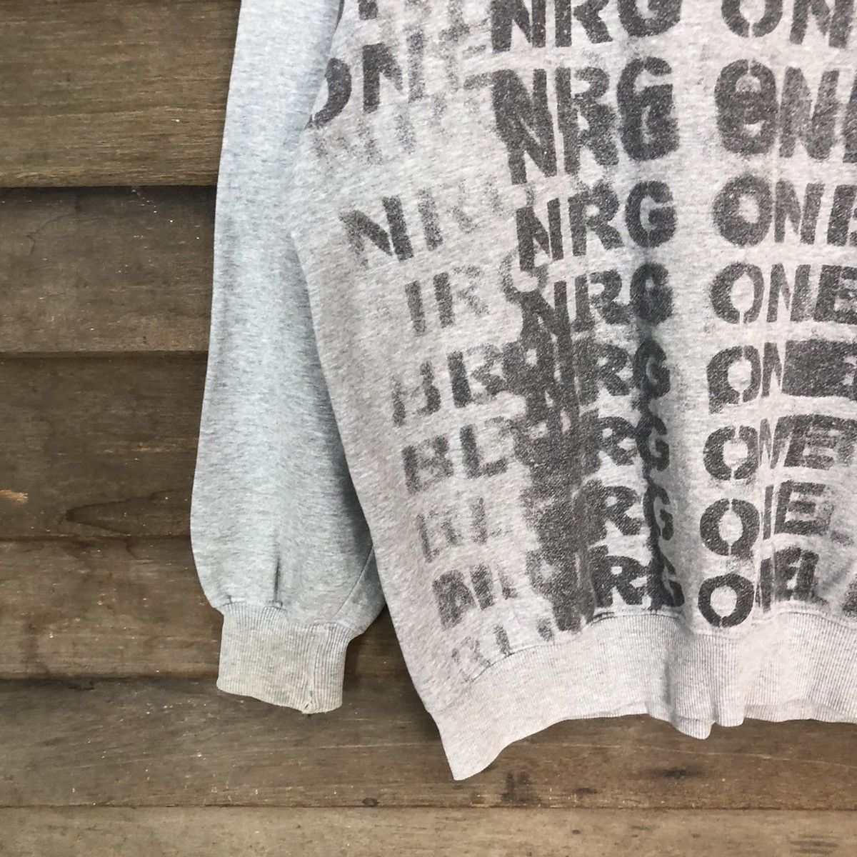 Japanese Brand GDC Tokyo open fullprint Grey Sweatshirt #350B Size US L / EU 52-54 / 3 - 4 Thumbnail