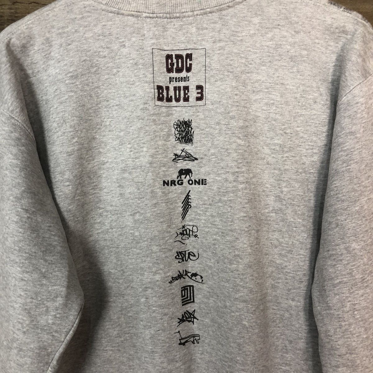 Japanese Brand GDC Tokyo open fullprint Grey Sweatshirt #350B Size US L / EU 52-54 / 3 - 10 Thumbnail