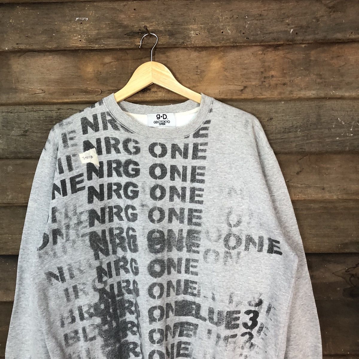 Japanese Brand GDC Tokyo open fullprint Grey Sweatshirt #350B Size US L / EU 52-54 / 3 - 2 Thumbnail