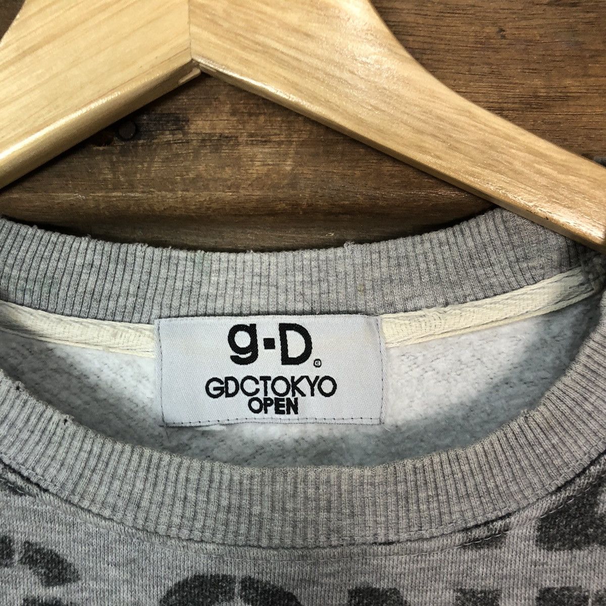 Japanese Brand GDC Tokyo open fullprint Grey Sweatshirt #350B Size US L / EU 52-54 / 3 - 6 Thumbnail