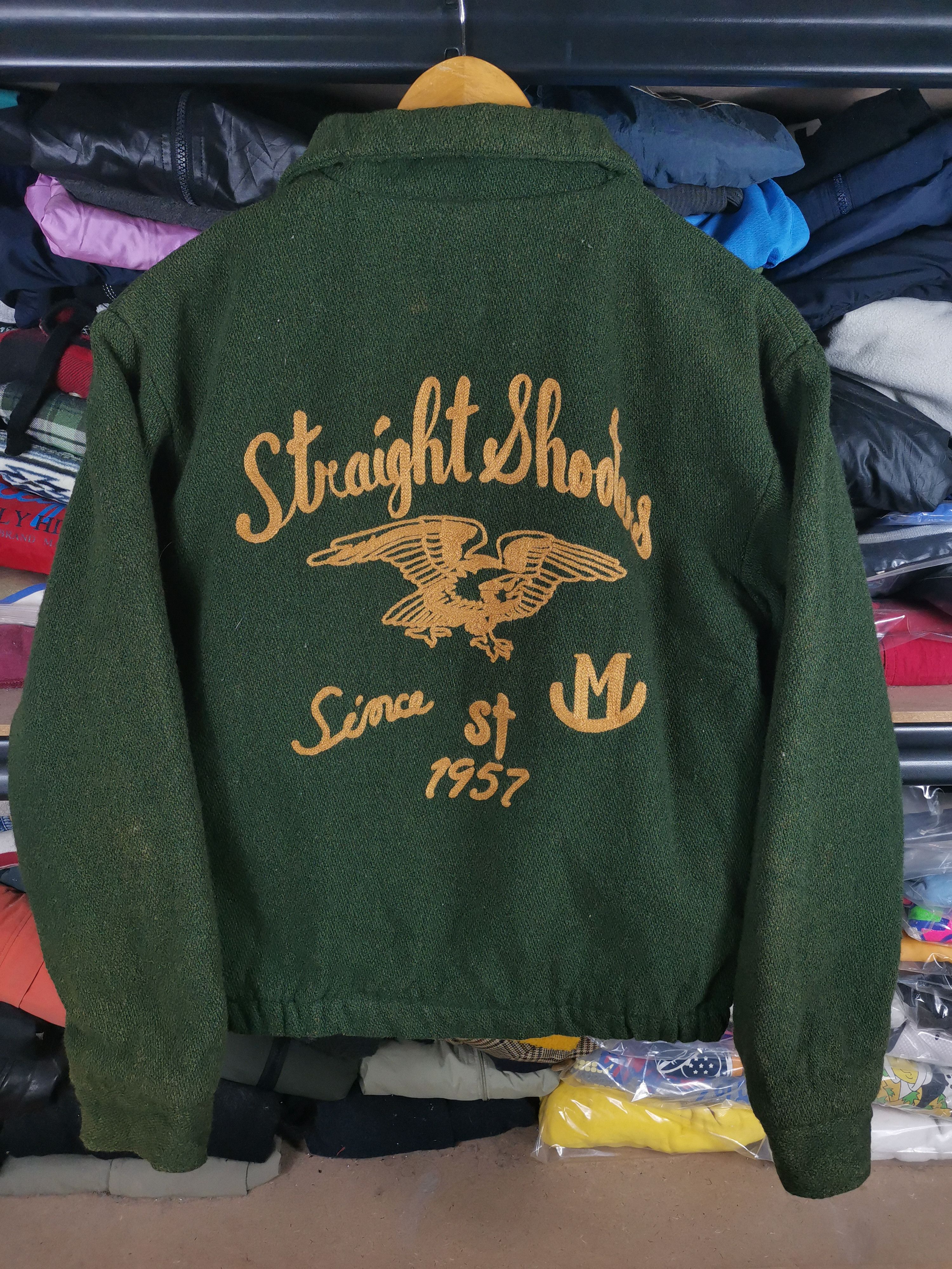 Vintage Vintage 80s U.S.704N Stadium Wool Jacket Size US M / EU 48-50 / 2 - 1 Thumbnail