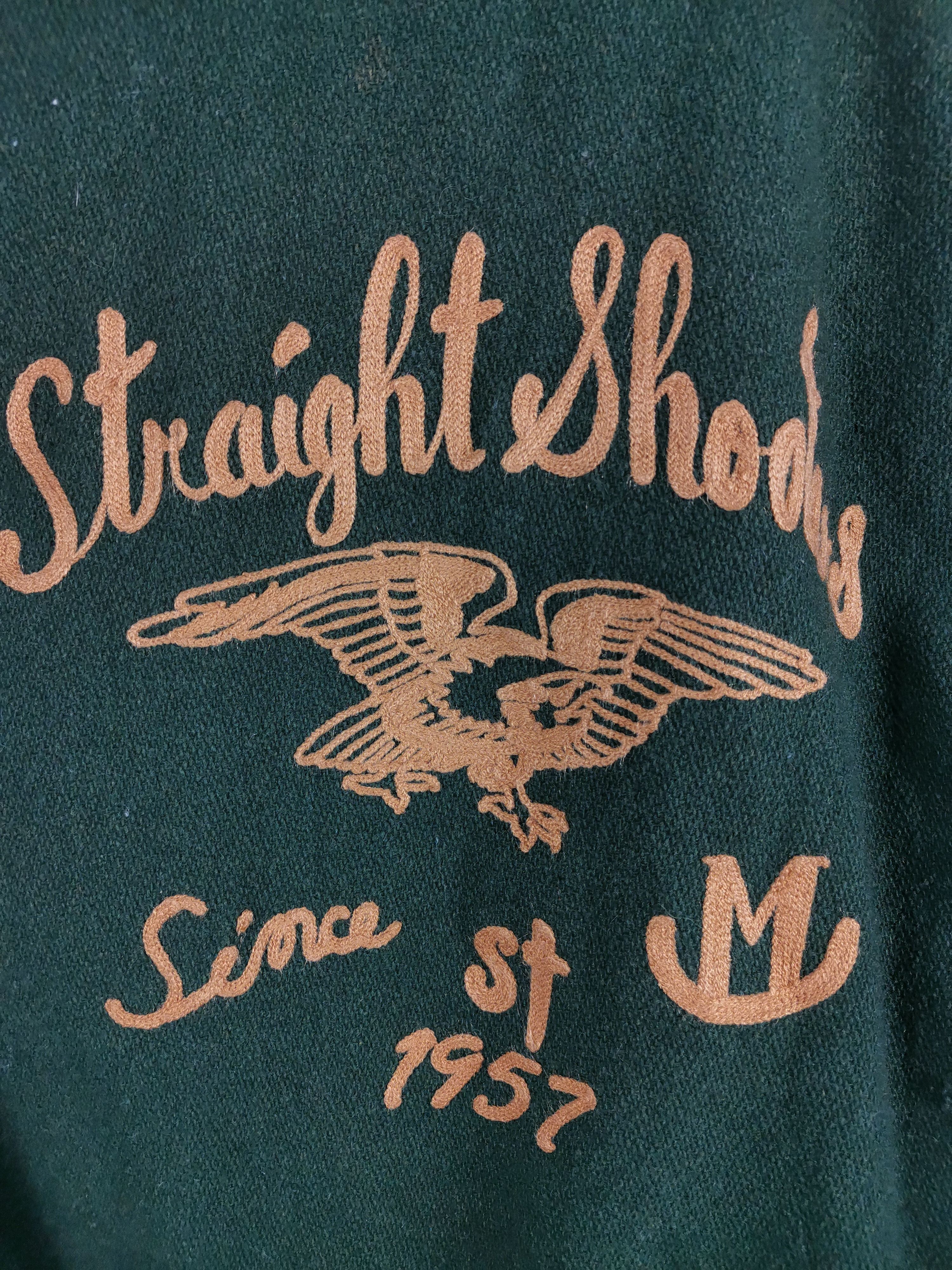 Vintage Vintage 80s U.S.704N Stadium Wool Jacket Size US M / EU 48-50 / 2 - 2 Thumbnail