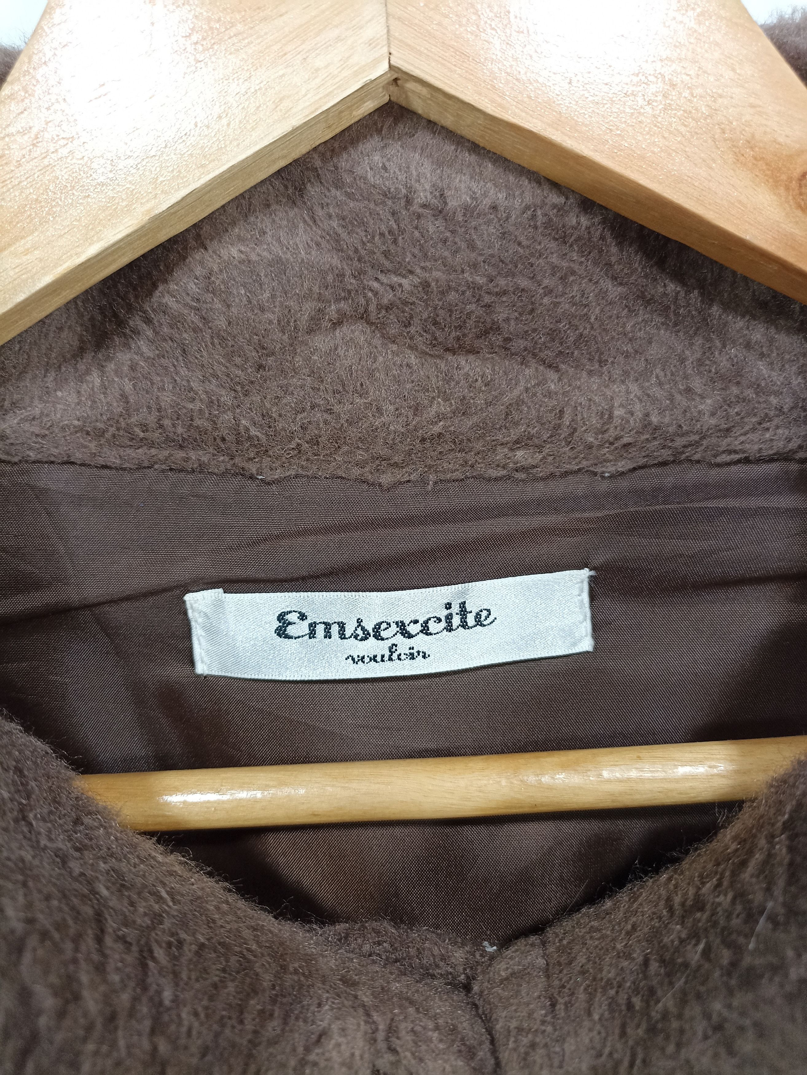 Japanese Brand × Vintage Japanese Emsexcite Croped Hair Fleece Jacket Size US M / EU 48-50 / 2 - 9 Thumbnail