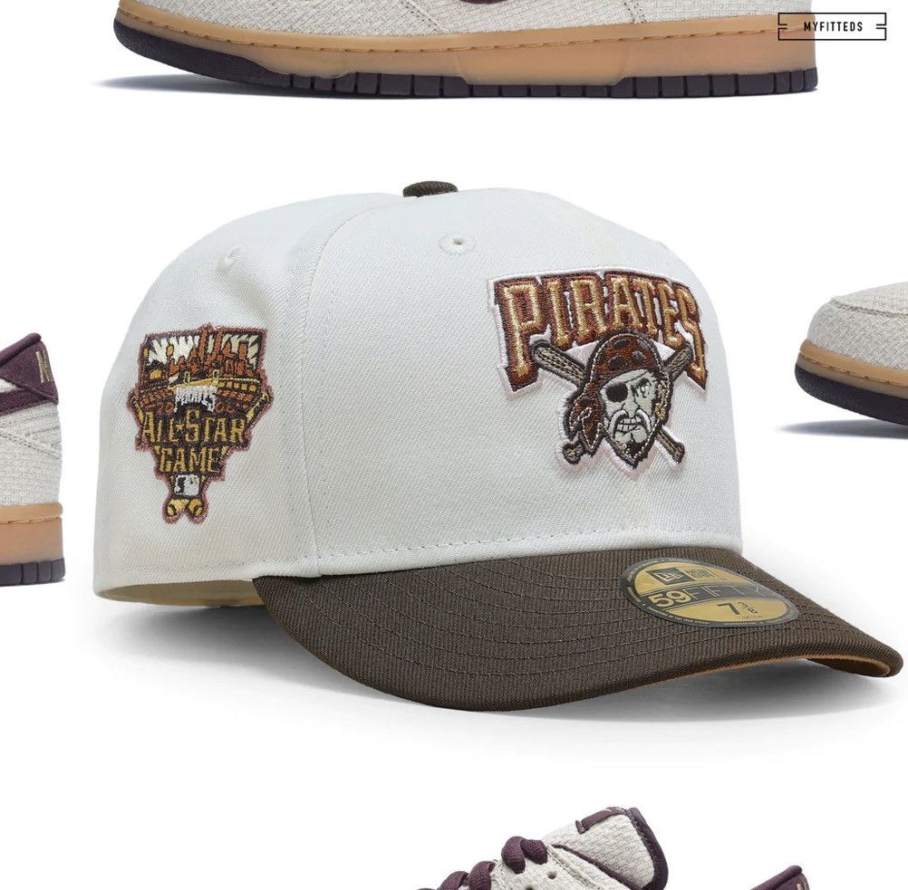 MyFitteds × New Era 7 1/4 - Pittsburgh Pirates 2006 New Era 59Fifty Fitted Hat Size ONE SIZE - 6 Thumbnail