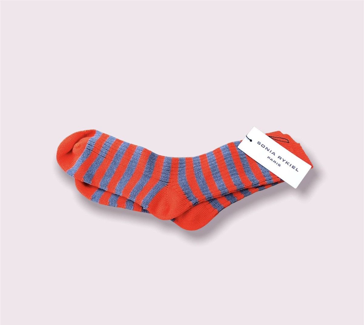 Sonia Rykiel Sonia Rykiel Socks Cotton Crew New With Tags Size ONE SIZE - 1 Thumbnail