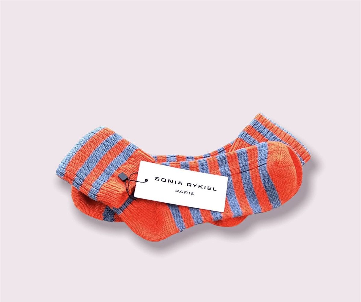 Sonia Rykiel Sonia Rykiel Socks Cotton Crew New With Tags Size ONE SIZE - 2 Thumbnail