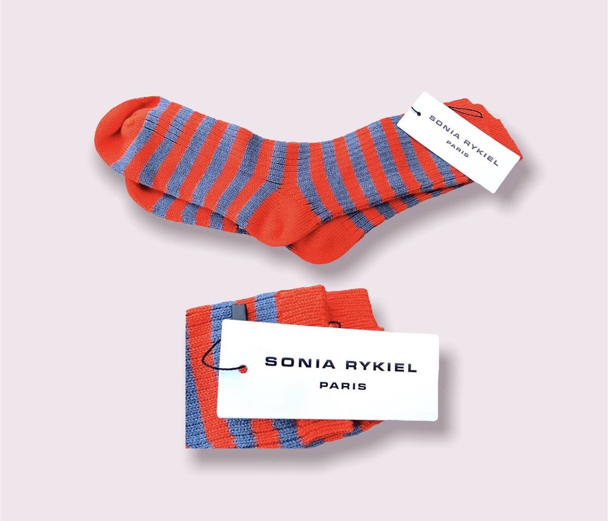 Sonia Rykiel Sonia Rykiel Socks Cotton Crew New With Tags Size ONE SIZE - 3 Thumbnail