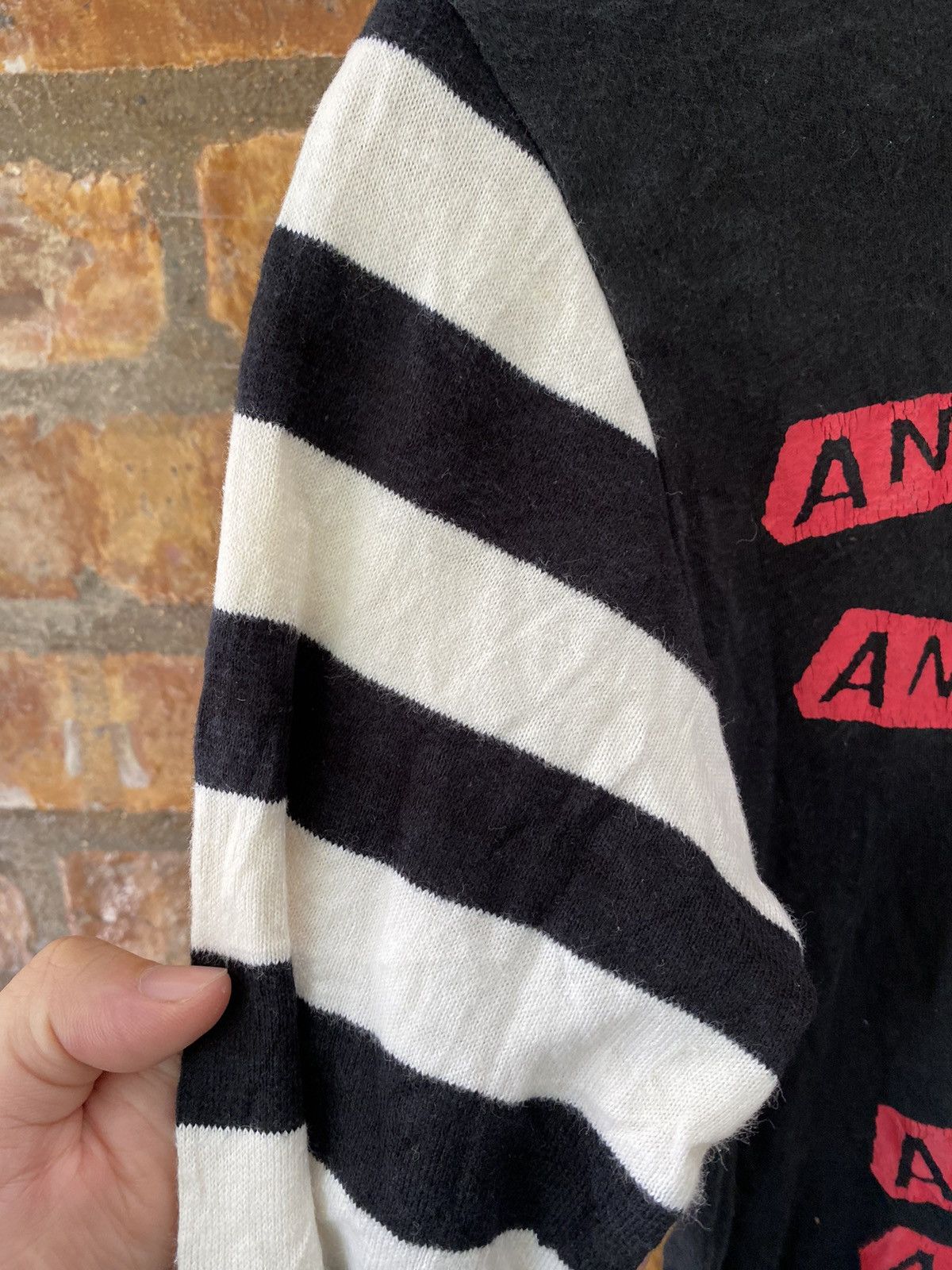 20471120 × Japanese Brand 90s PAN Planing Japan Anarchy is the Key hybrid Size S / US 4 / IT 40 - 8 Thumbnail