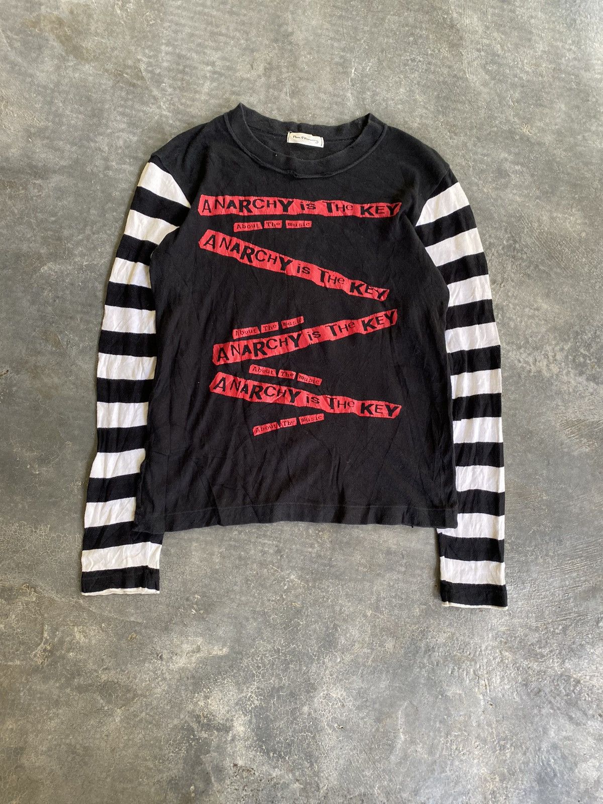 20471120 × Japanese Brand 90s PAN Planing Japan Anarchy is the Key hybrid Size S / US 4 / IT 40 - 2 Thumbnail