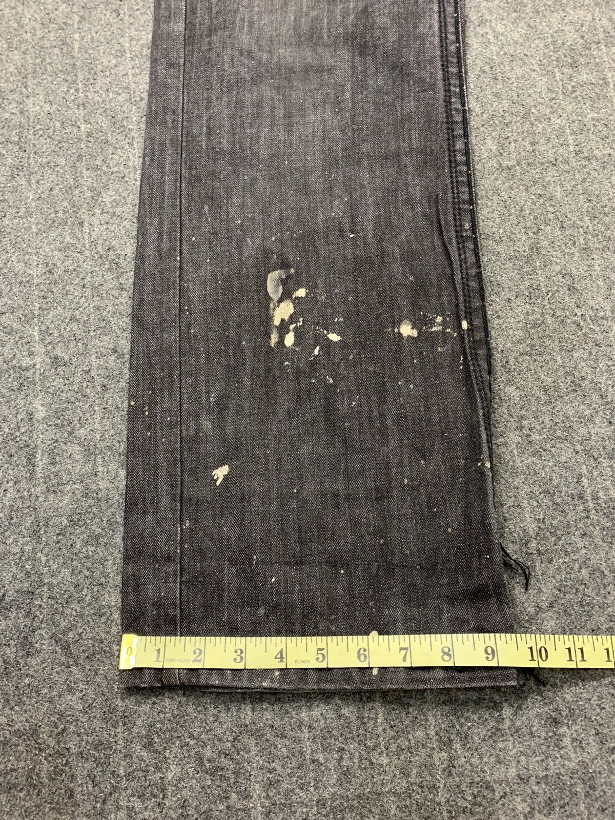 Japanese Brand Rare Laguna Beach Jean Co Distressed Black Denim Skull Logo Size US 36 / EU 52 - 14 Thumbnail