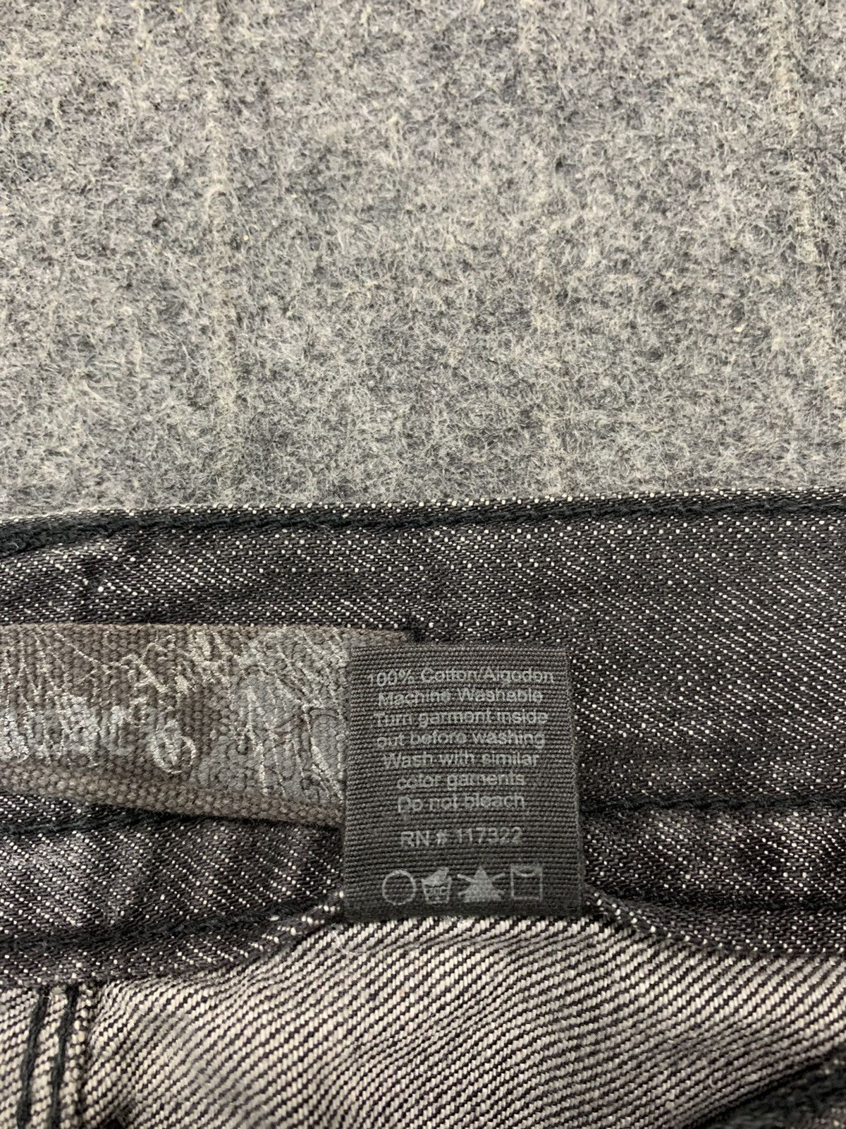 Japanese Brand Rare Laguna Beach Jean Co Distressed Black Denim Skull Logo Size US 36 / EU 52 - 8 Thumbnail