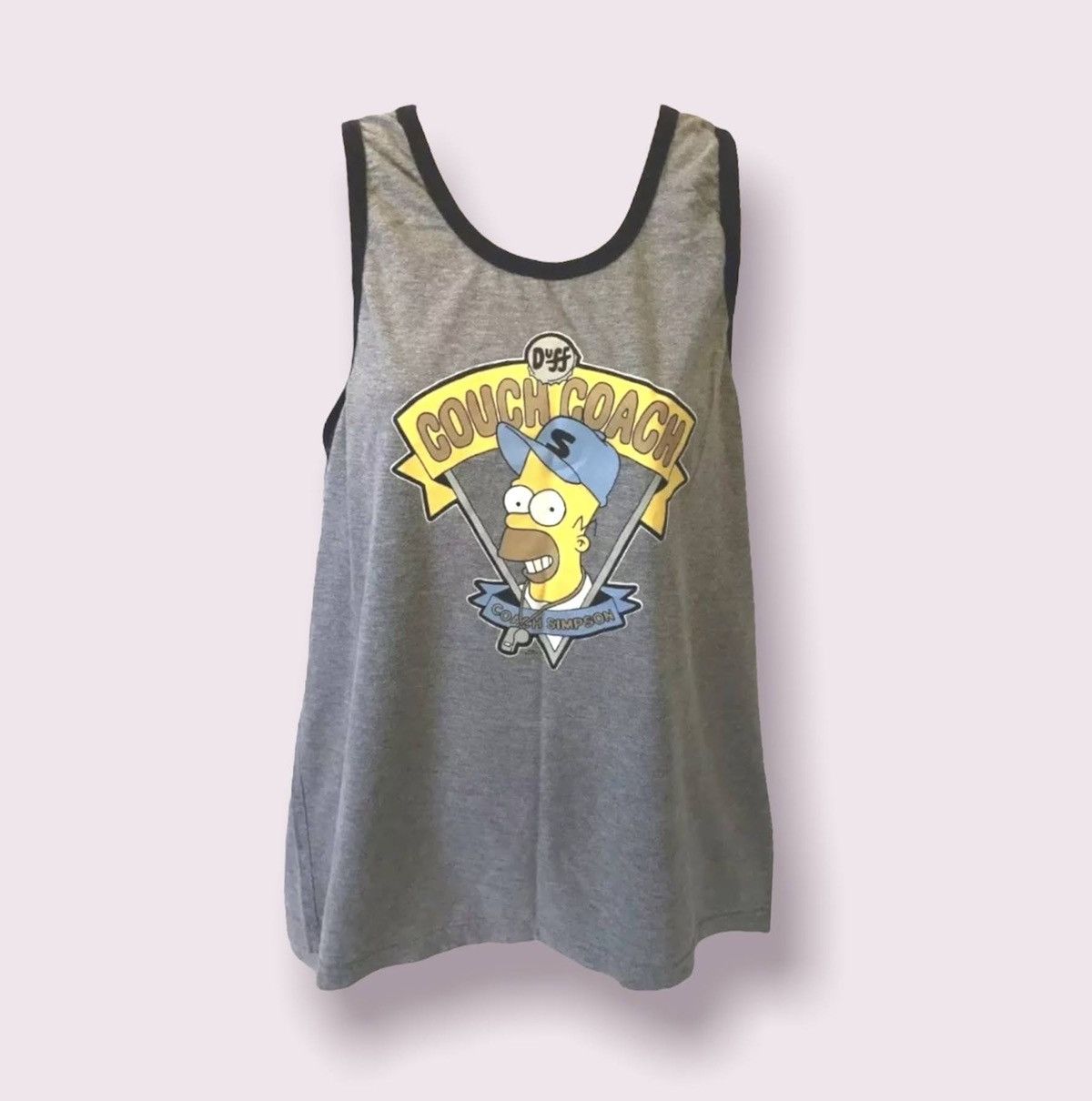 Vintage The Simpson’s Men’s Shirt Homer Sleeveless Tank Size US M / EU 48-50 / 2 - 2 Thumbnail