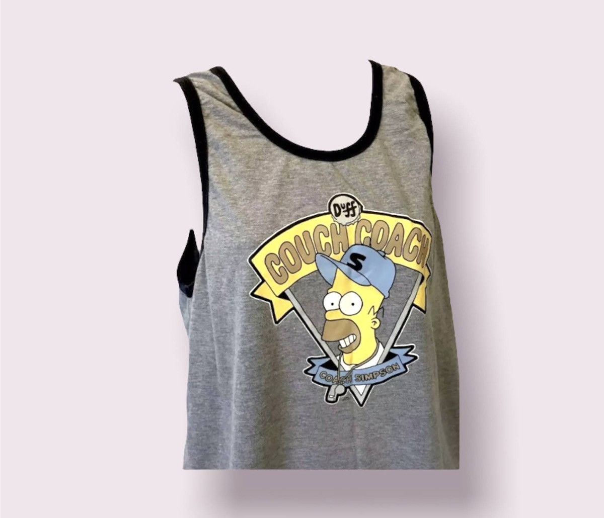 Vintage The Simpson’s Men’s Shirt Homer Sleeveless Tank Size US M / EU 48-50 / 2 - 3 Thumbnail