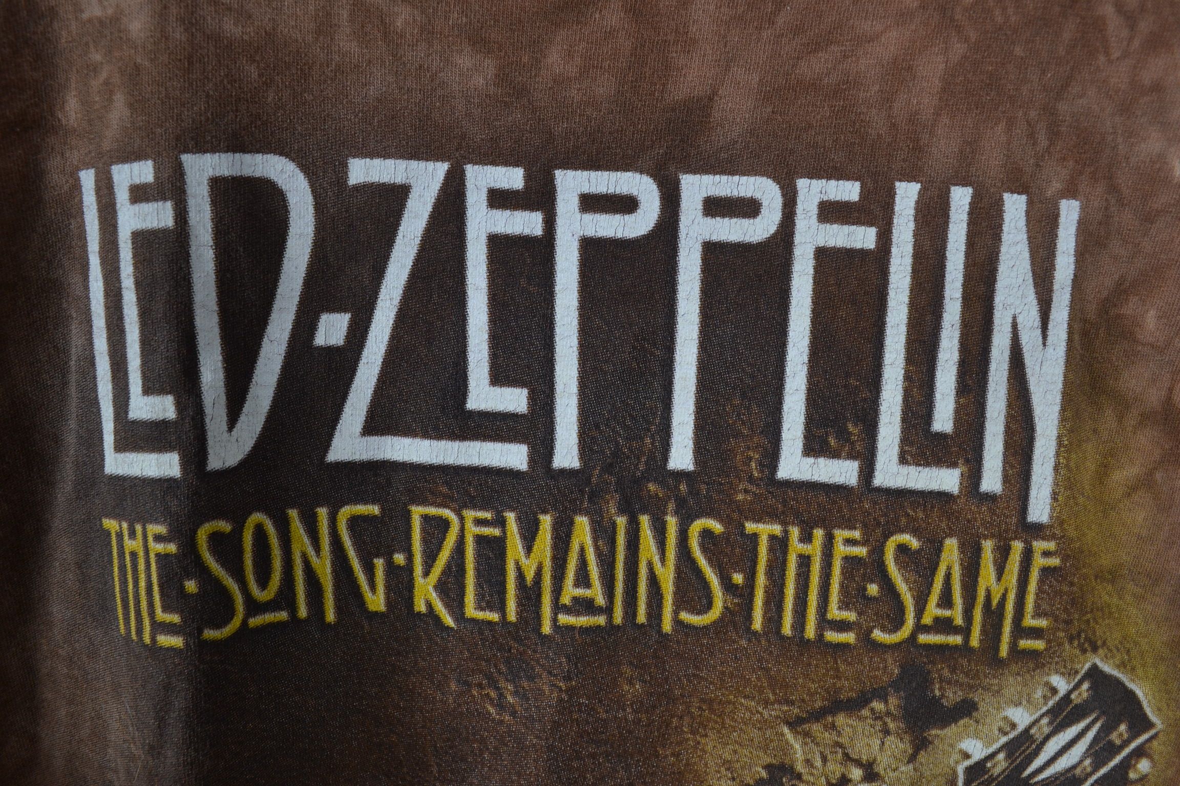 Band Tees × Led Zeppelin × Liquid Blue Vintage Led Zeppelin Tie Dye Liquid Blue Band Tee Size L Size US L / EU 52-54 / 3 - 4 Thumbnail