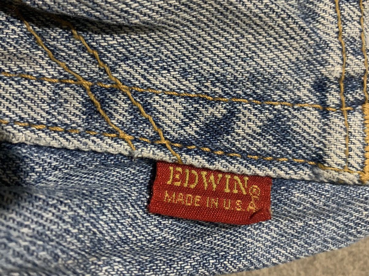 Edwin Vintage Edwin Staright Jeans Made In Usa Size US 27 - 4 Thumbnail