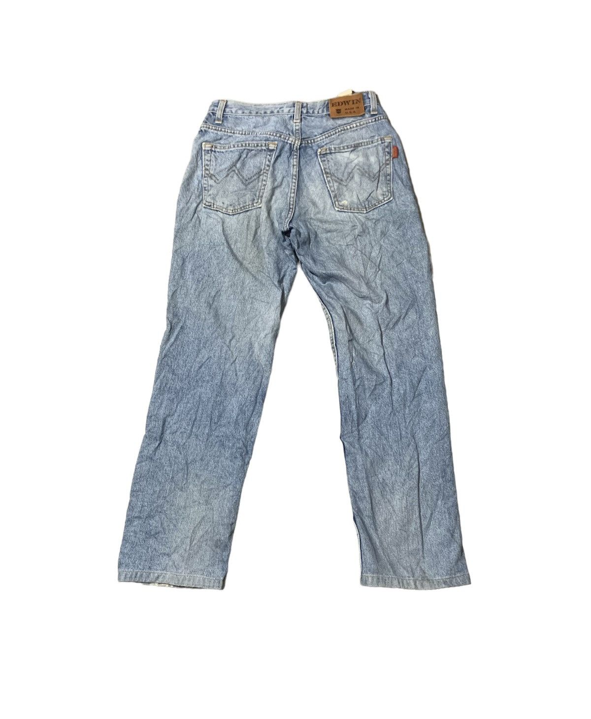 Edwin Vintage Edwin Staright Jeans Made In Usa Size US 27 - 1 Thumbnail