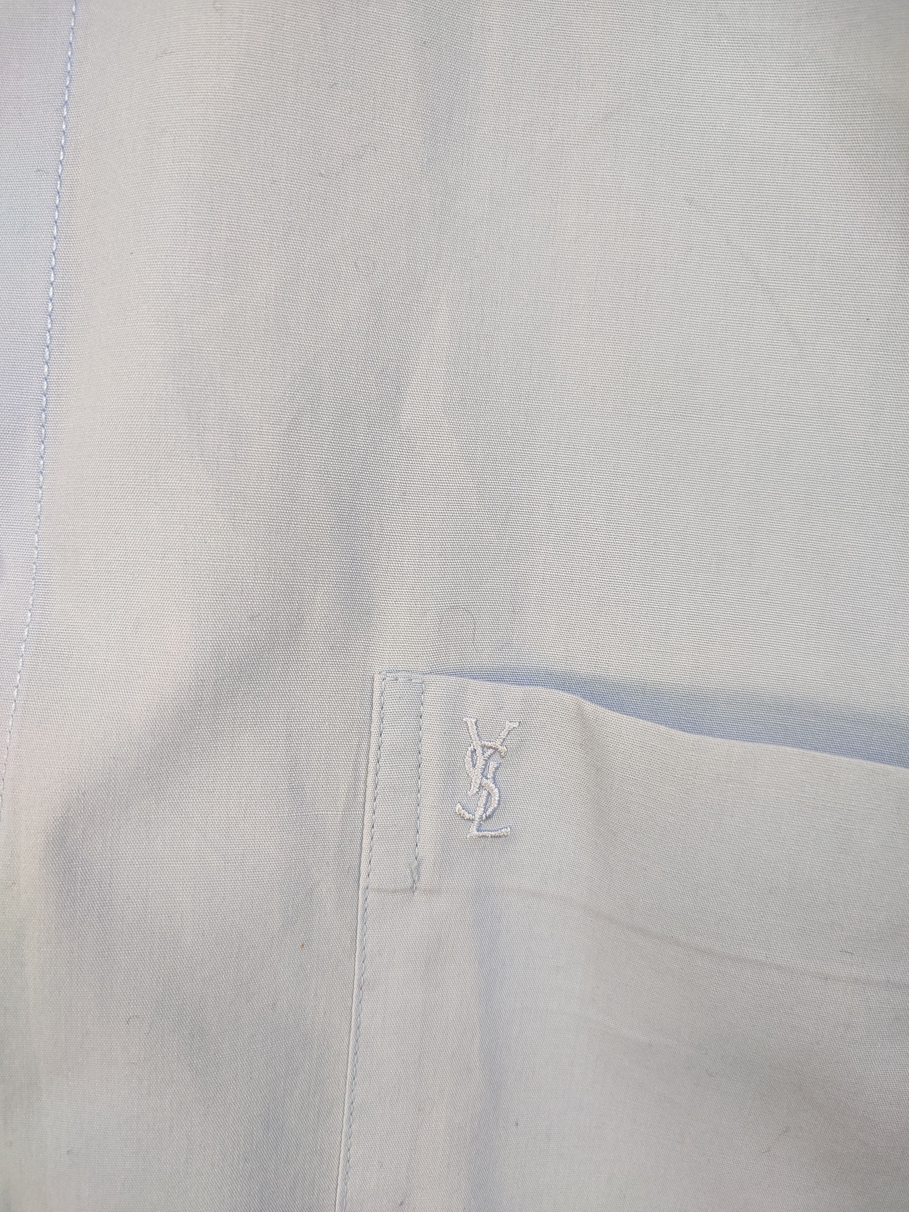 Vintage × Yves Saint Laurent Vintage Yves Saint Laurent Luxury Shirt YSL 90s Size US L / EU 52-54 / 3 - 5 Thumbnail
