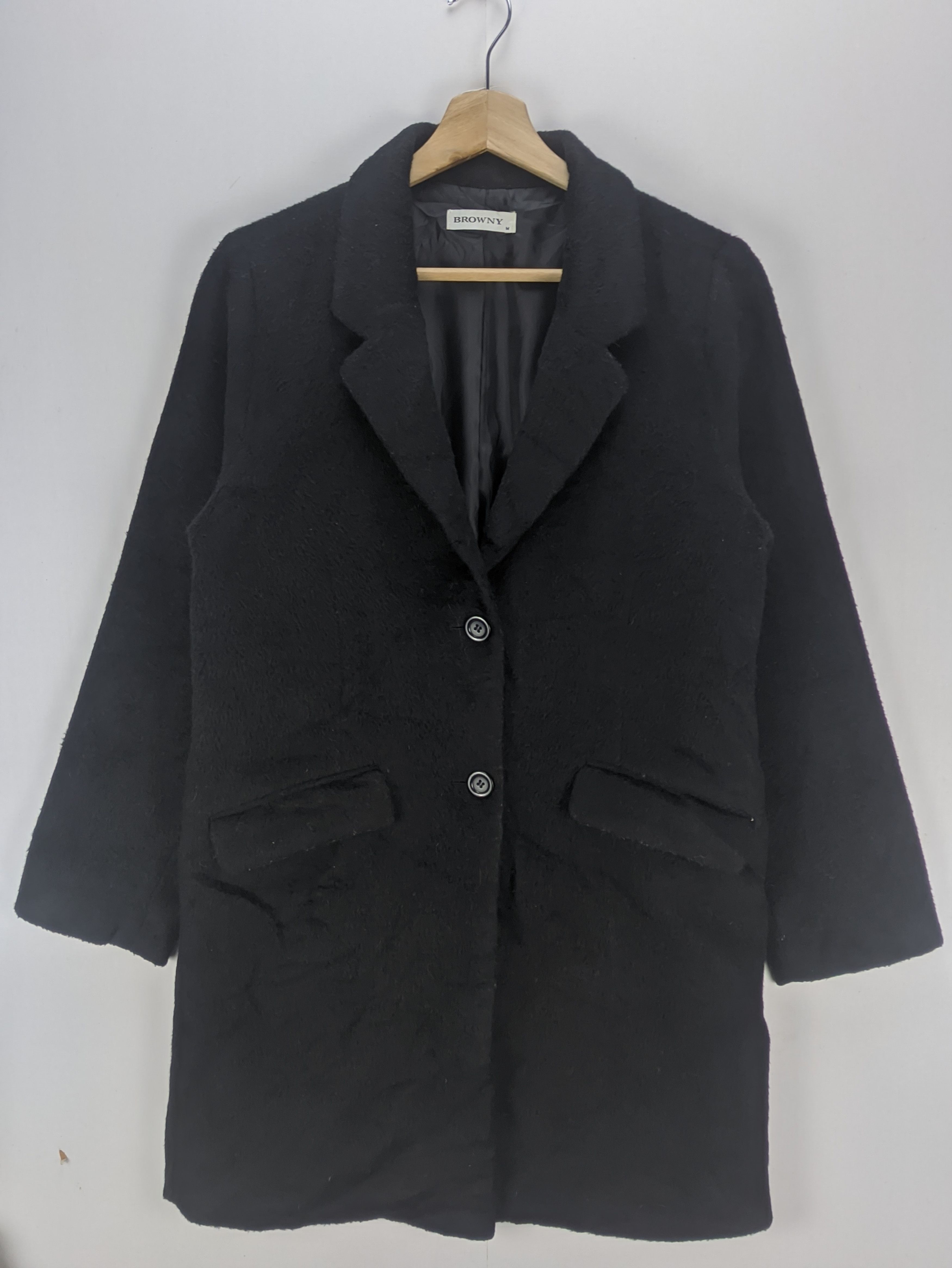 Japanese Brand Steals🔥Wool Long Coat by Browny Size M / US 6-8 / IT 42-44 - 1 Thumbnail