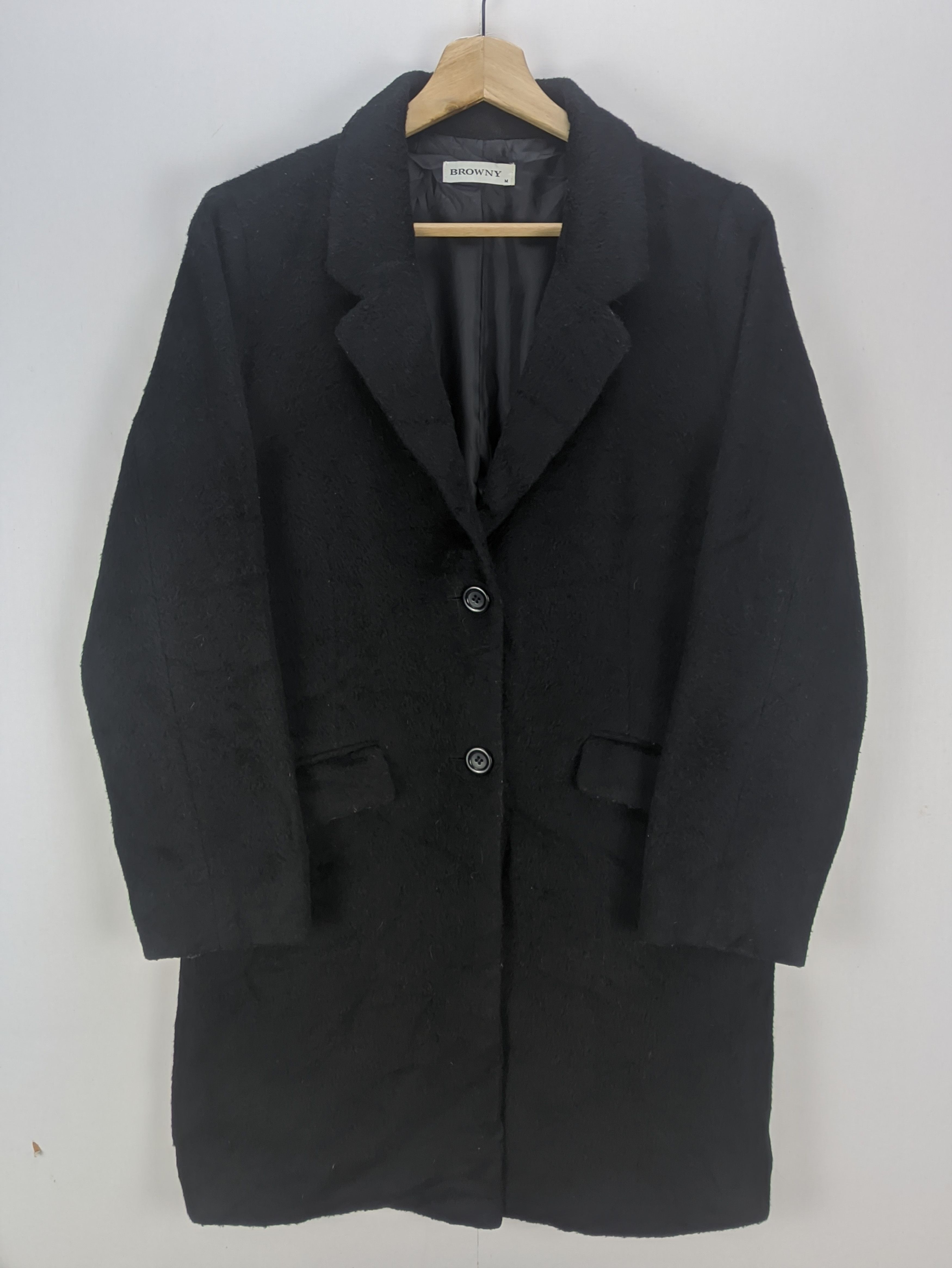 Japanese Brand Steals🔥Wool Long Coat by Browny Size M / US 6-8 / IT 42-44 - 5 Thumbnail