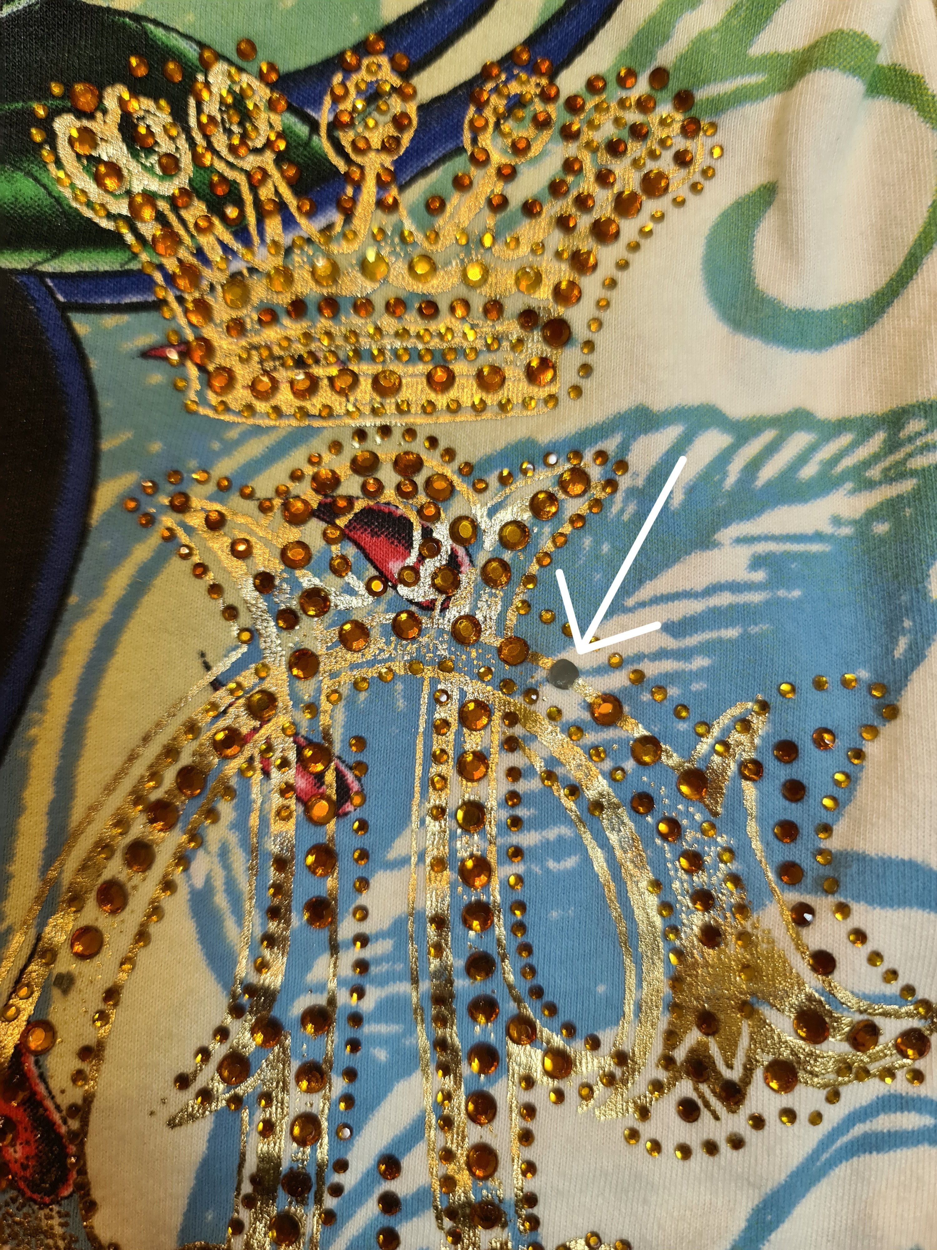 Christian Audigier Vintage Christian Audigier Longsleeve Shirt All Over Print Size L / US 10 / IT 46 - 8 Thumbnail