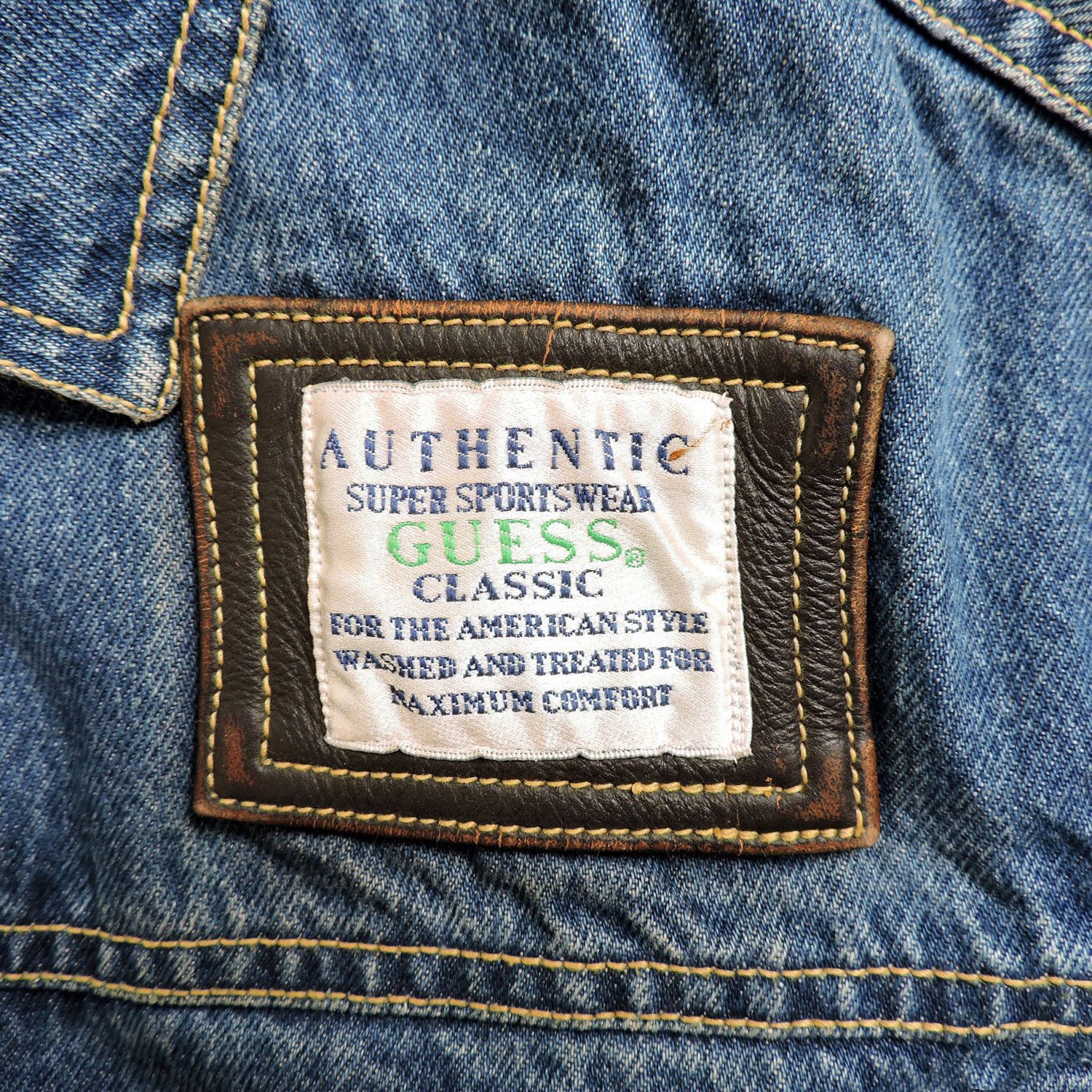 Georges Marciano GEORGES MARCHIANO FOR GUESS DENIM JACKET Size S / US 4 / IT 40 - 8 Thumbnail
