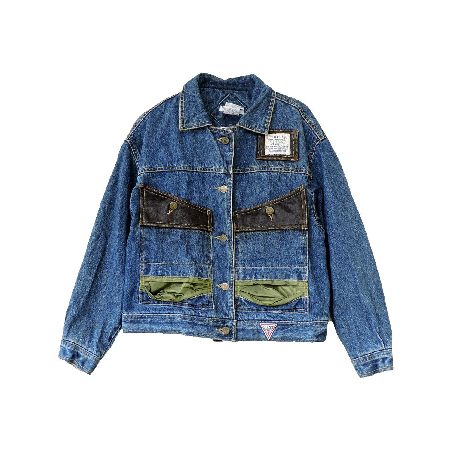 Georges Marciano GEORGES MARCHIANO FOR GUESS DENIM JACKET Size S / US 4 / IT 40 - 1 Thumbnail