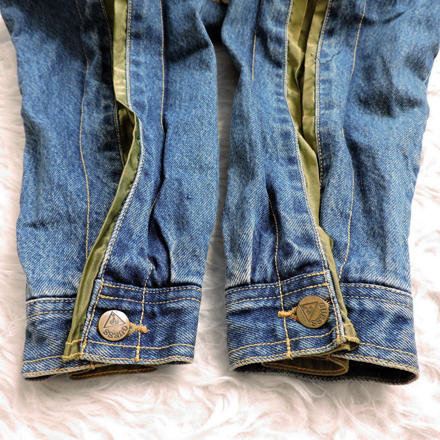 Georges Marciano GEORGES MARCHIANO FOR GUESS DENIM JACKET Size S / US 4 / IT 40 - 15 Thumbnail