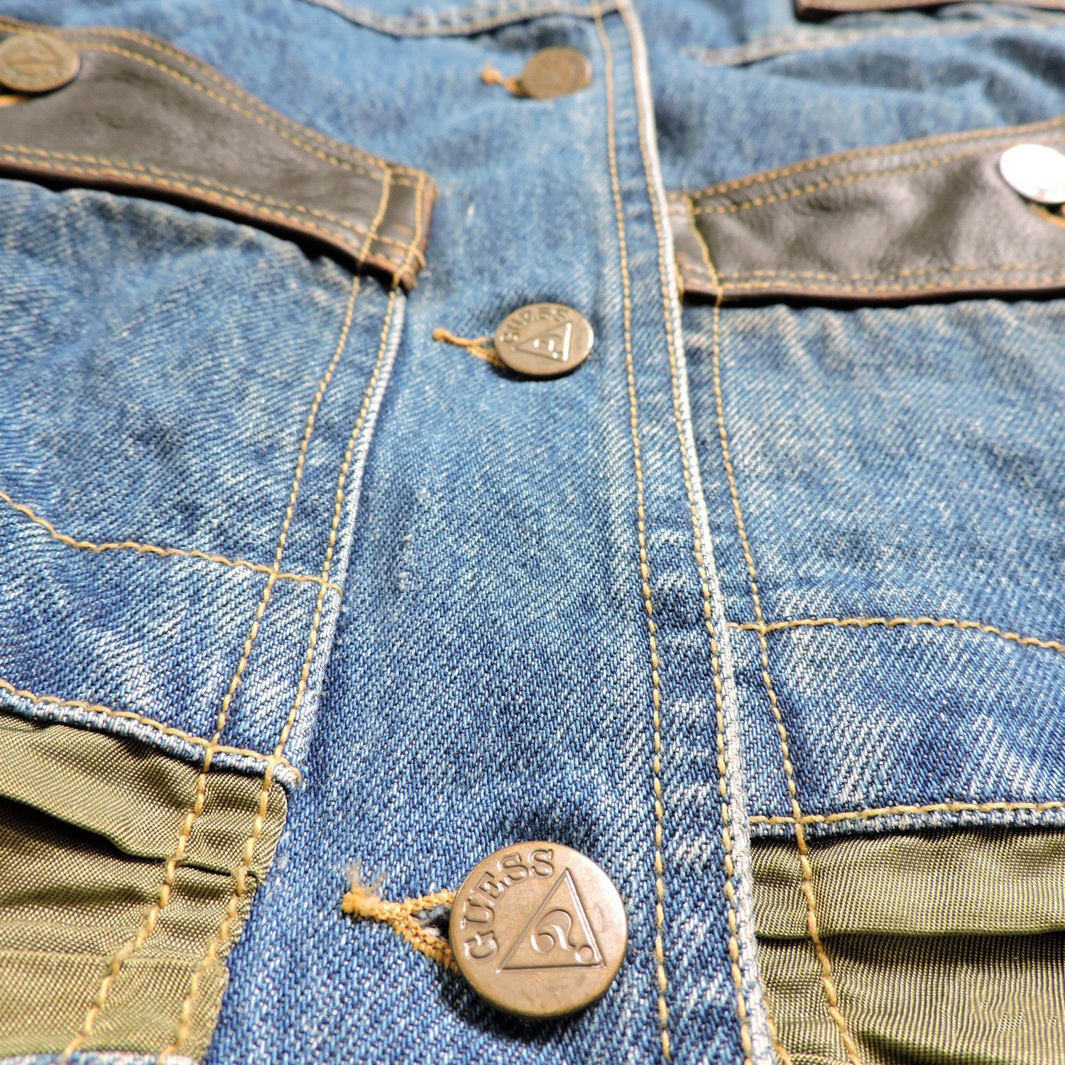 Georges Marciano GEORGES MARCHIANO FOR GUESS DENIM JACKET Size S / US 4 / IT 40 - 10 Thumbnail