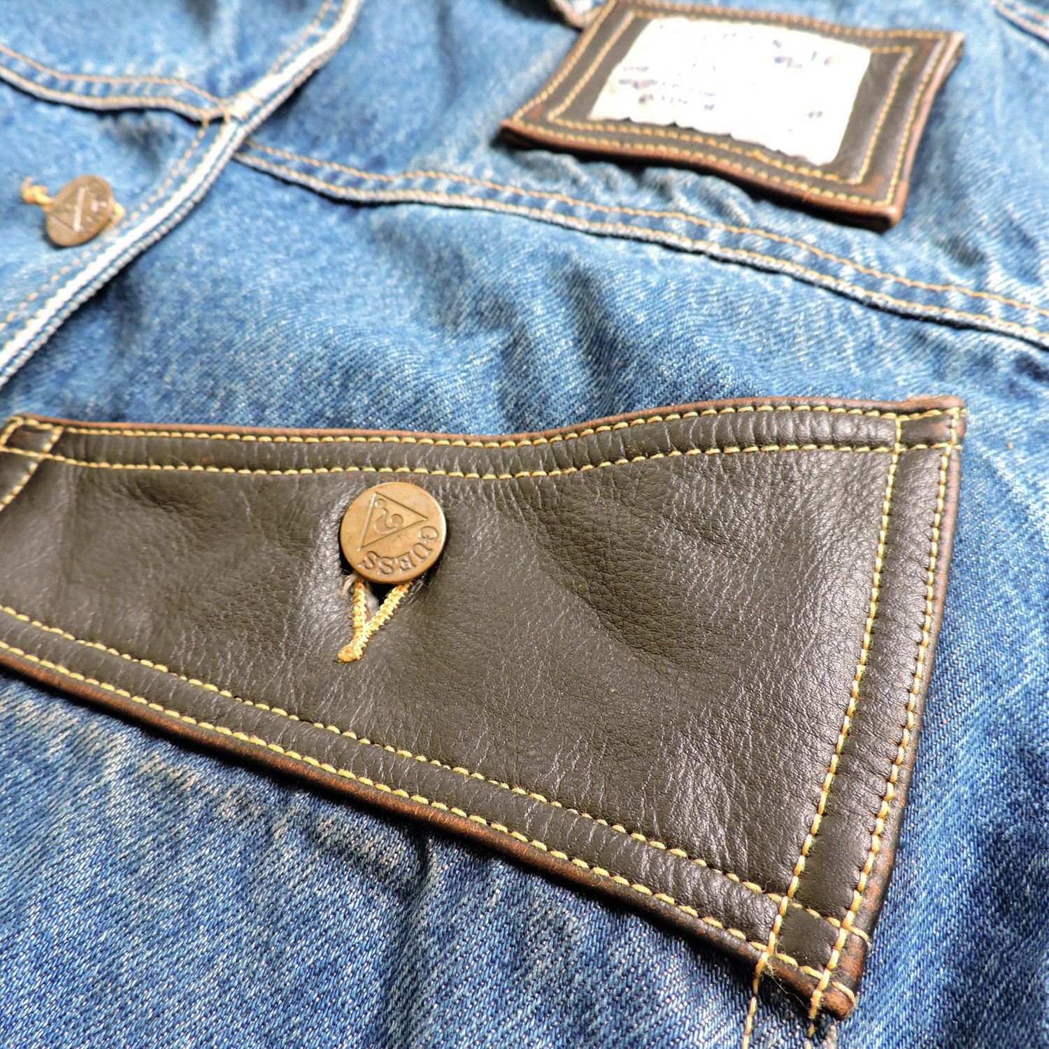 Georges Marciano GEORGES MARCHIANO FOR GUESS DENIM JACKET Size S / US 4 / IT 40 - 12 Thumbnail