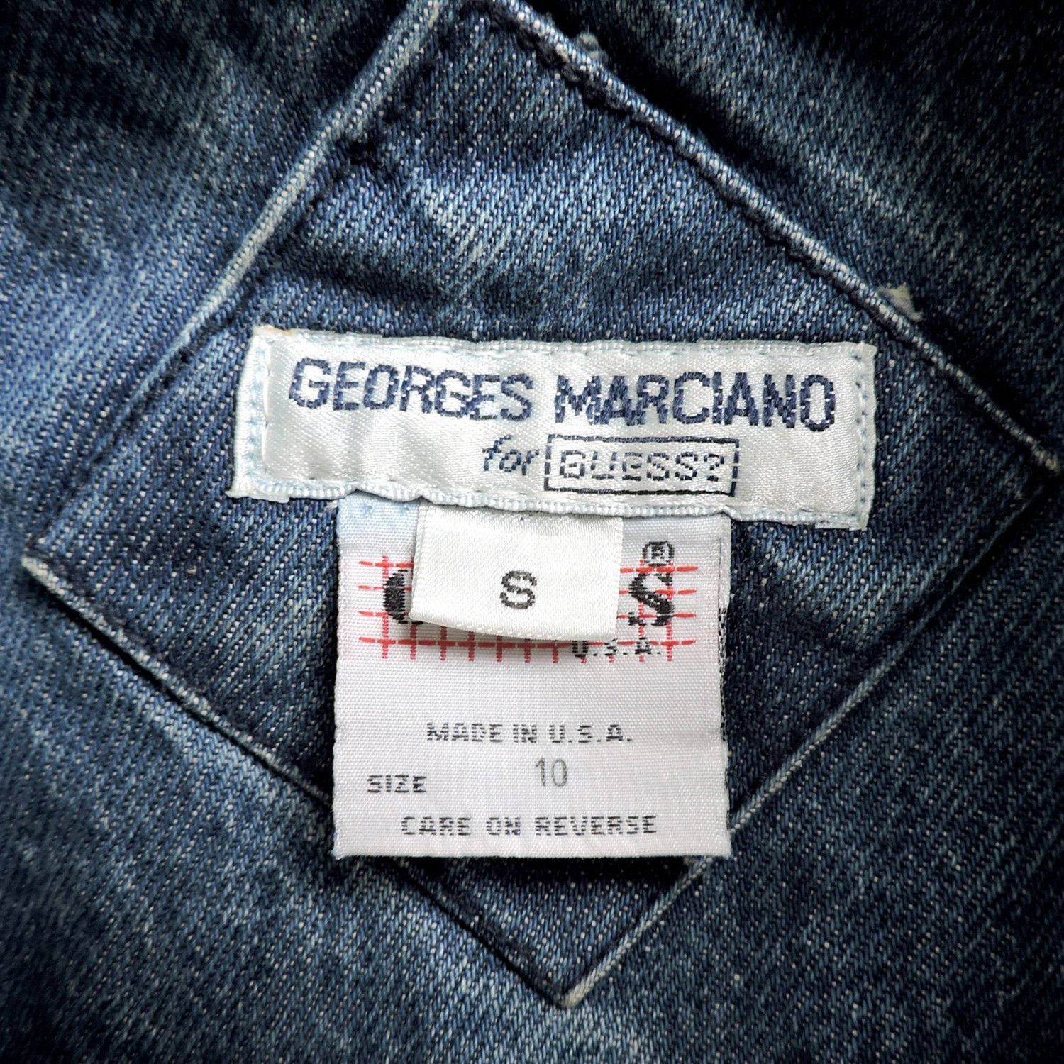 Georges Marciano GEORGES MARCHIANO FOR GUESS DENIM JACKET Size S / US 4 / IT 40 - 3 Thumbnail