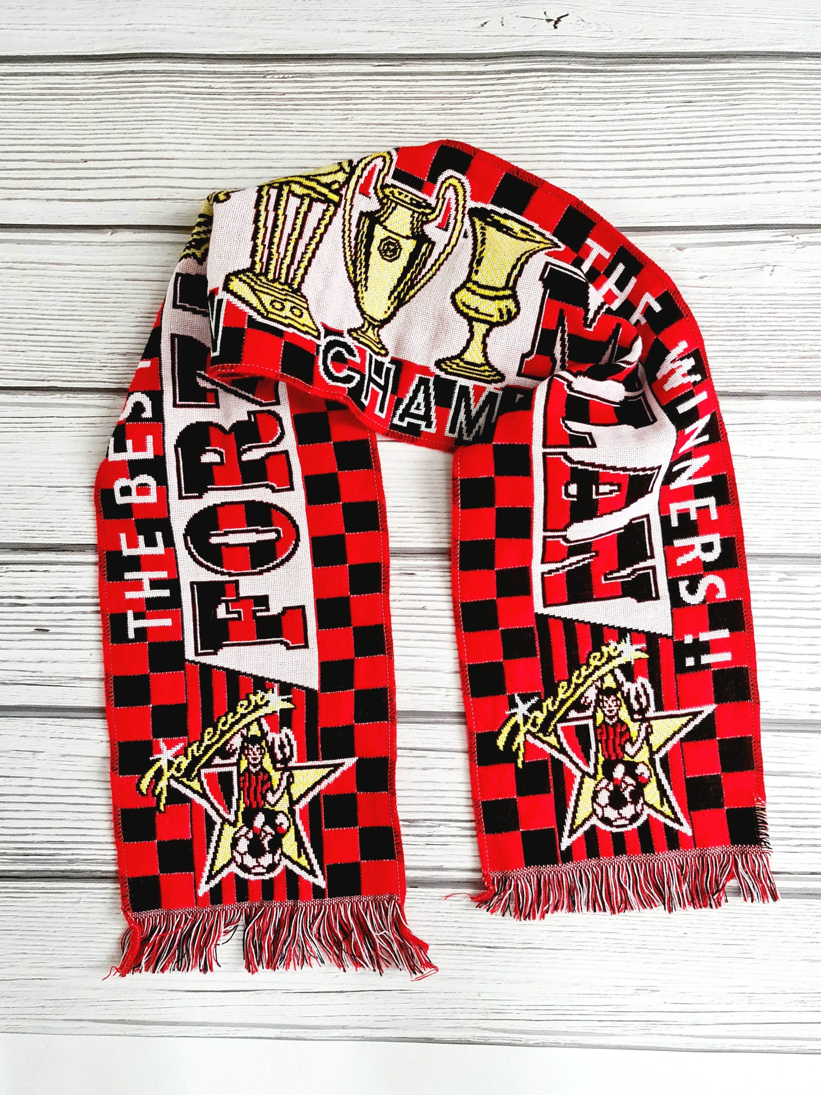Vintage Vintage Forza Milan Football Club Scarves / Muffler Size ONE SIZE - 1 Thumbnail