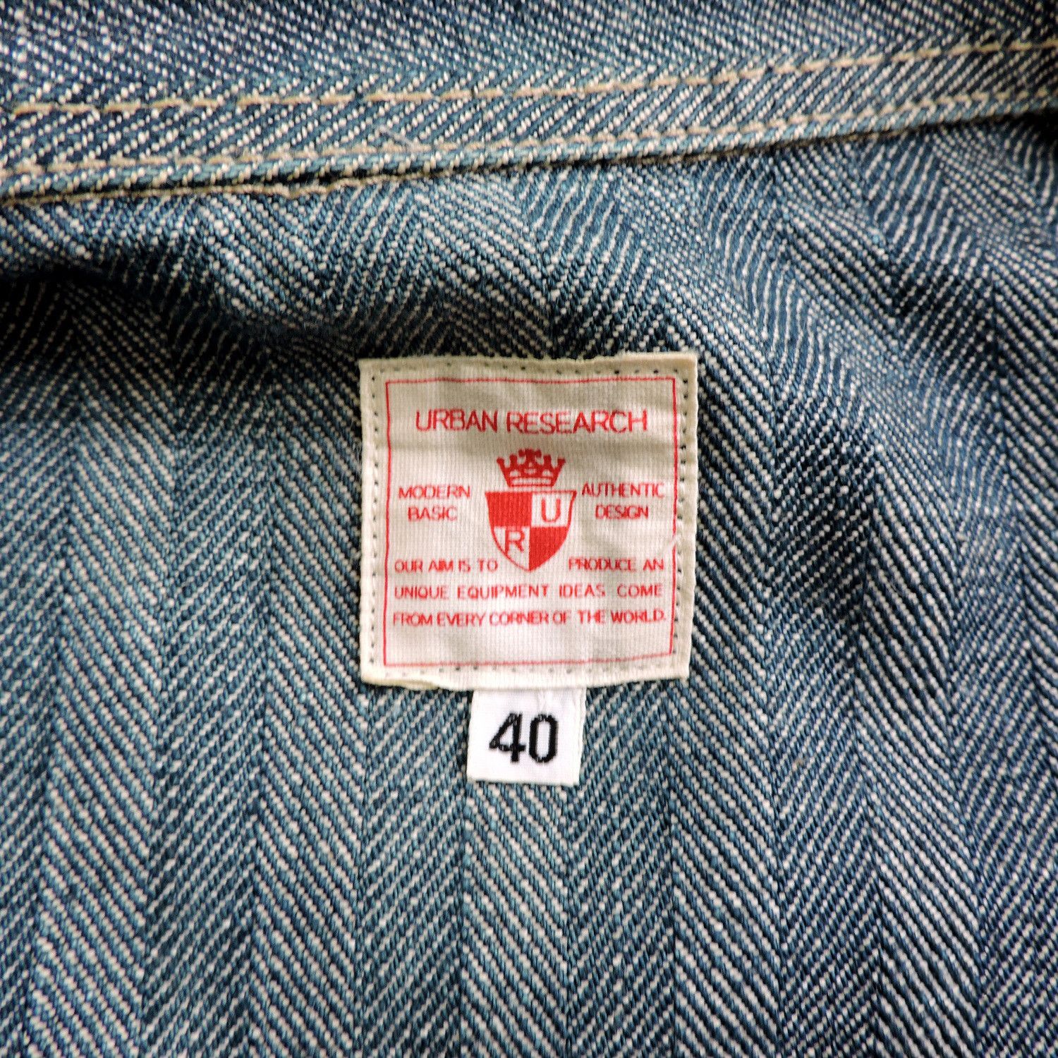 URBAN RESEARCH DOORS URBAN RESEARCH HICKORY JAPAN JACKET Size US M / EU 48-50 / 2 - 4 Thumbnail