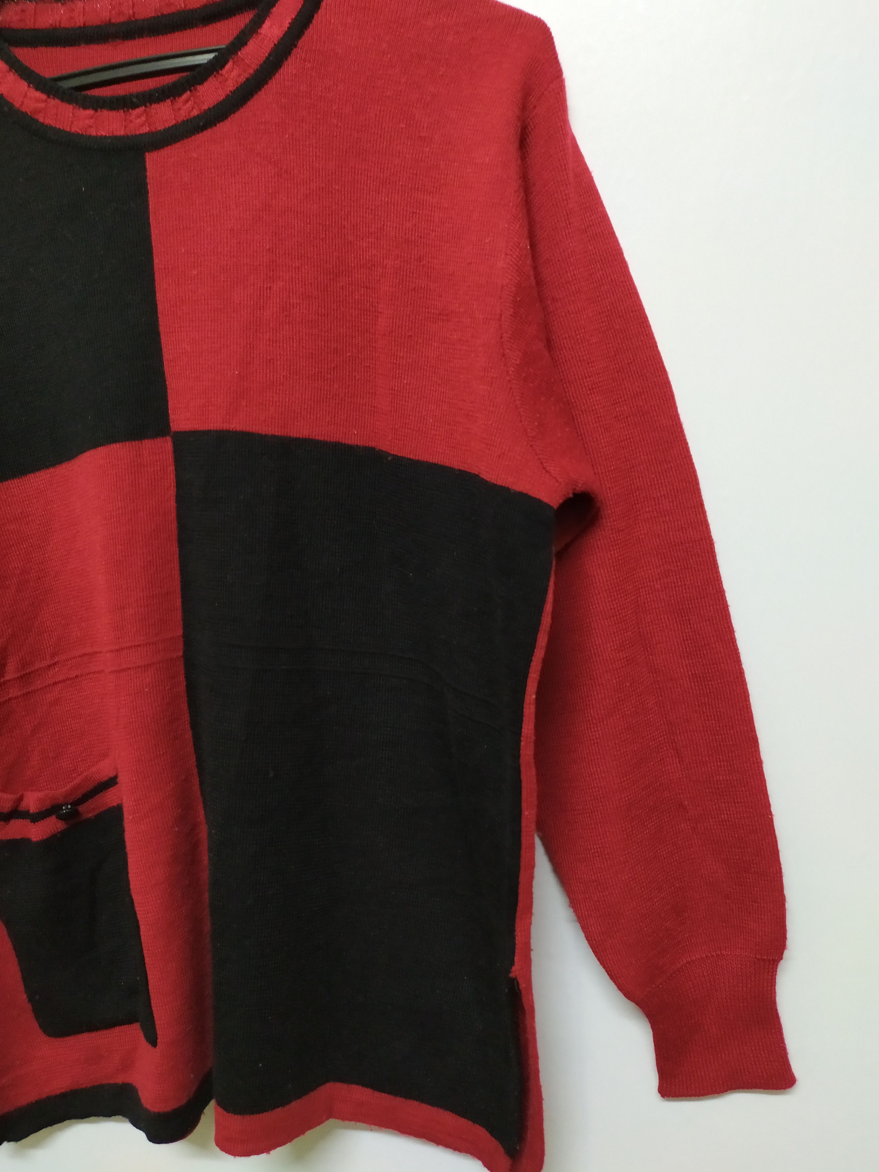 Flannel × Japanese Brand BLACK RED FLANNEL KURT KURBAIN STYLE Size US M / EU 48-50 / 2 - 2 Thumbnail