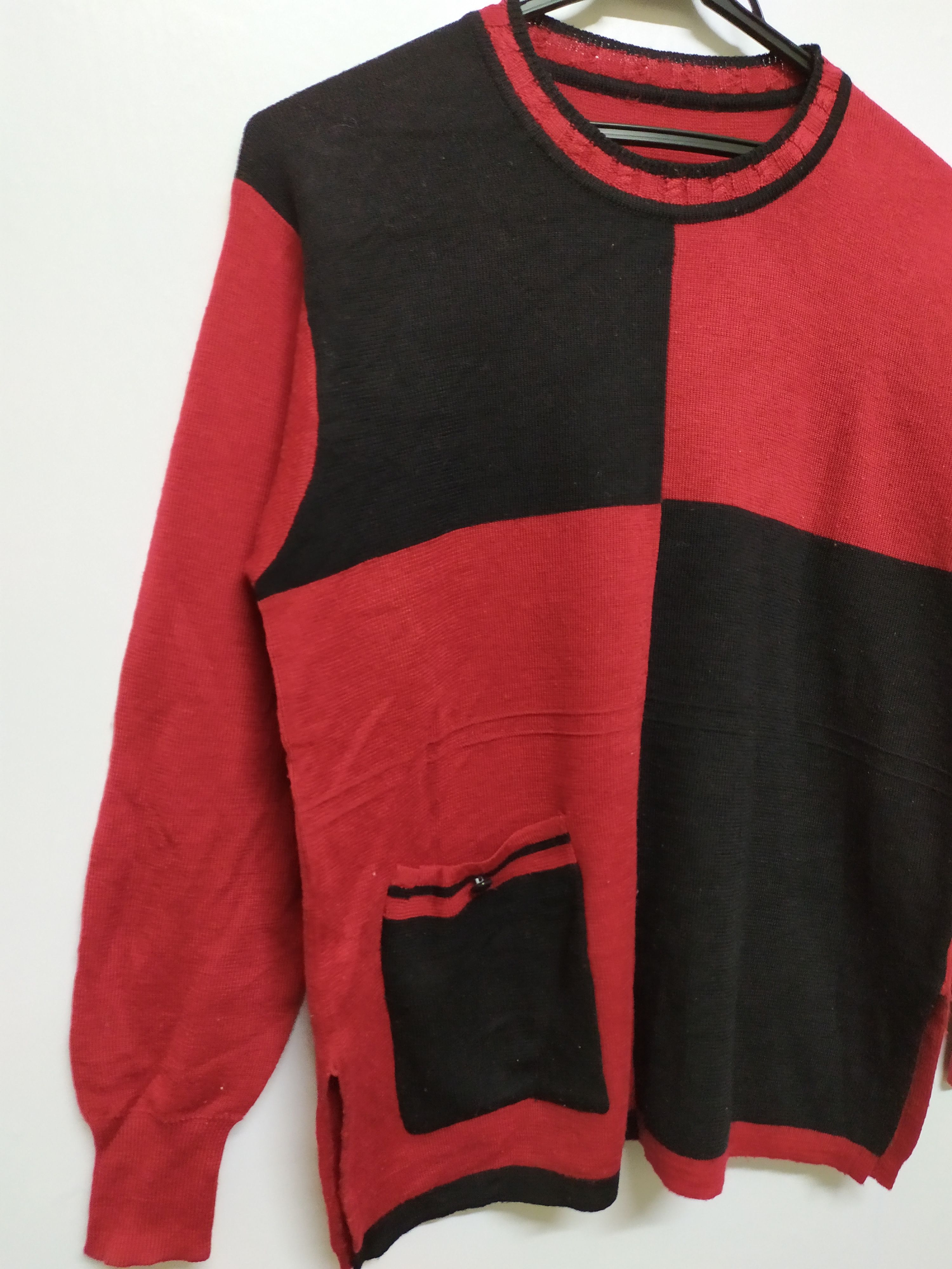 Flannel × Japanese Brand BLACK RED FLANNEL KURT KURBAIN STYLE Size US M / EU 48-50 / 2 - 3 Thumbnail
