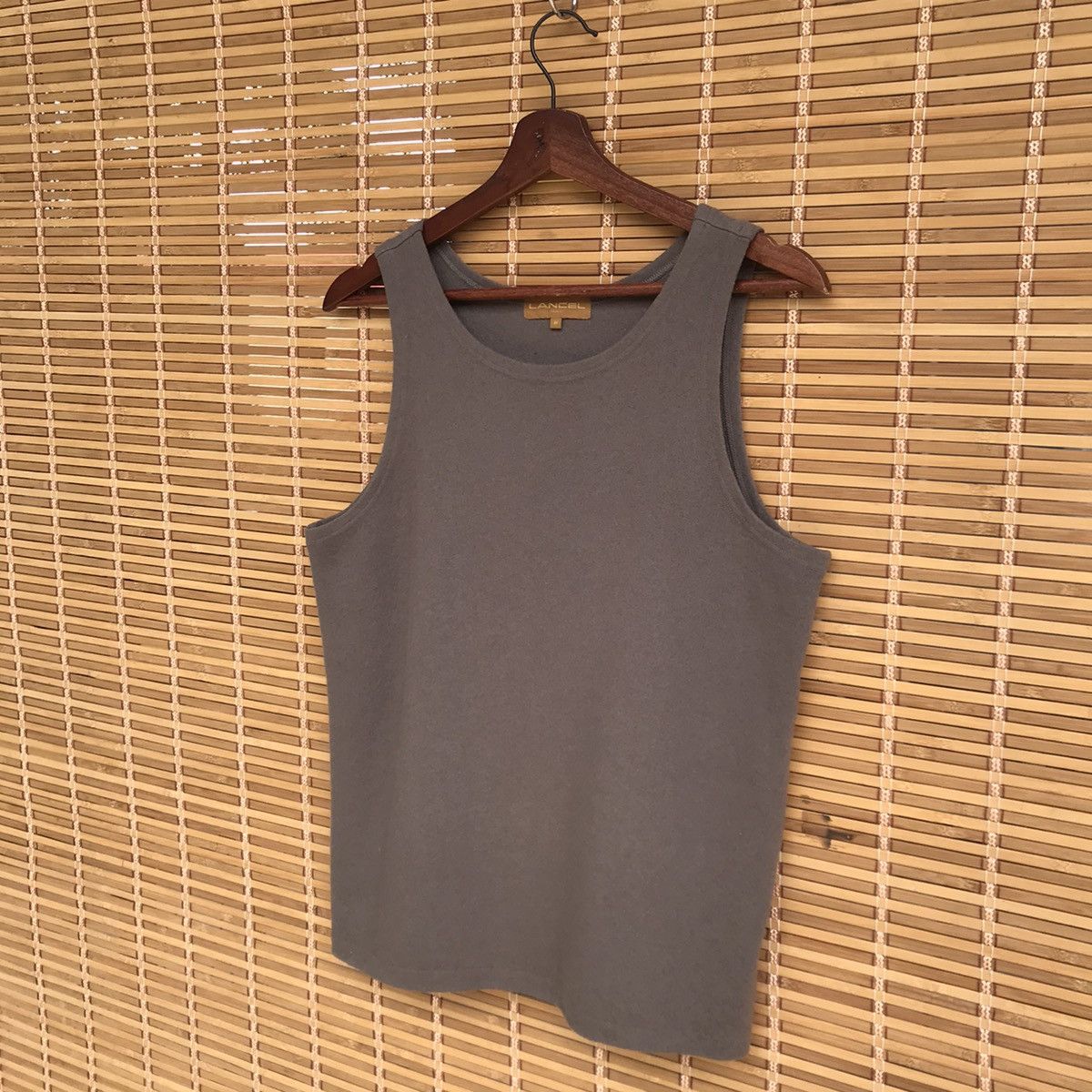 Vintage Lancel top sleeveless wool medium