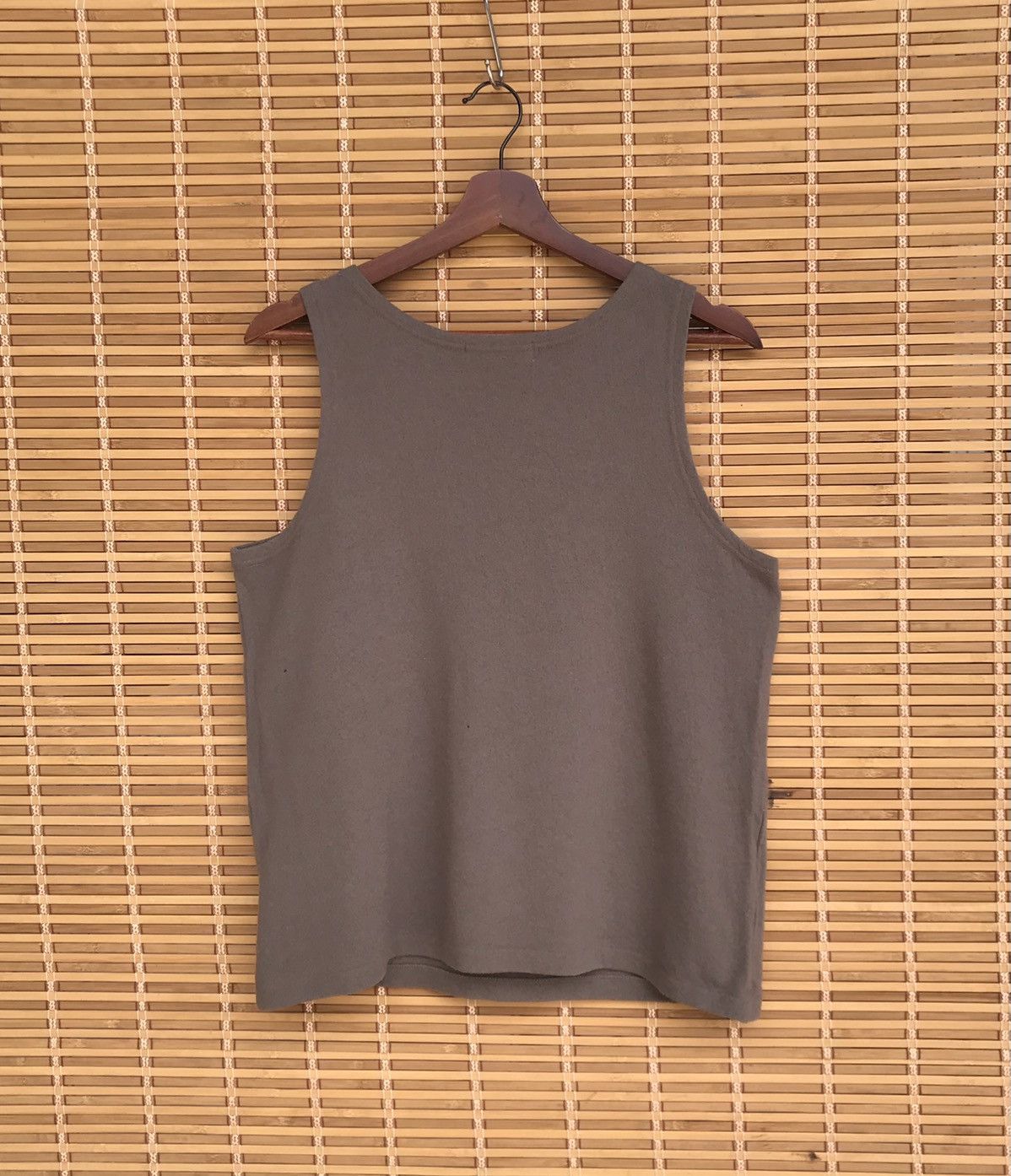 Vintage Lancel top sleeveless wool medium