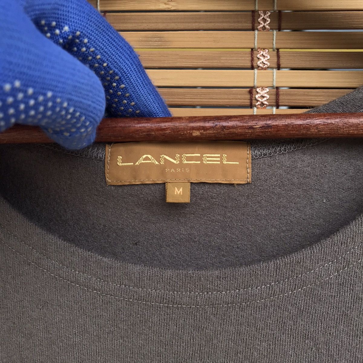 Vintage Lancel top sleeveless wool medium