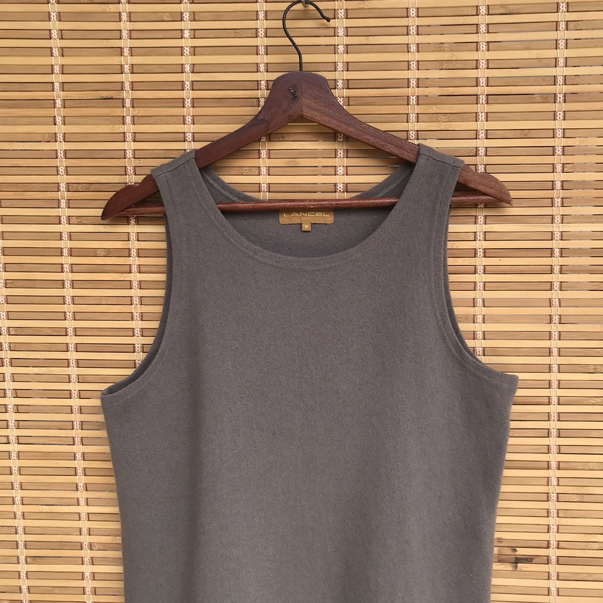 Vintage Lancel top sleeveless wool medium