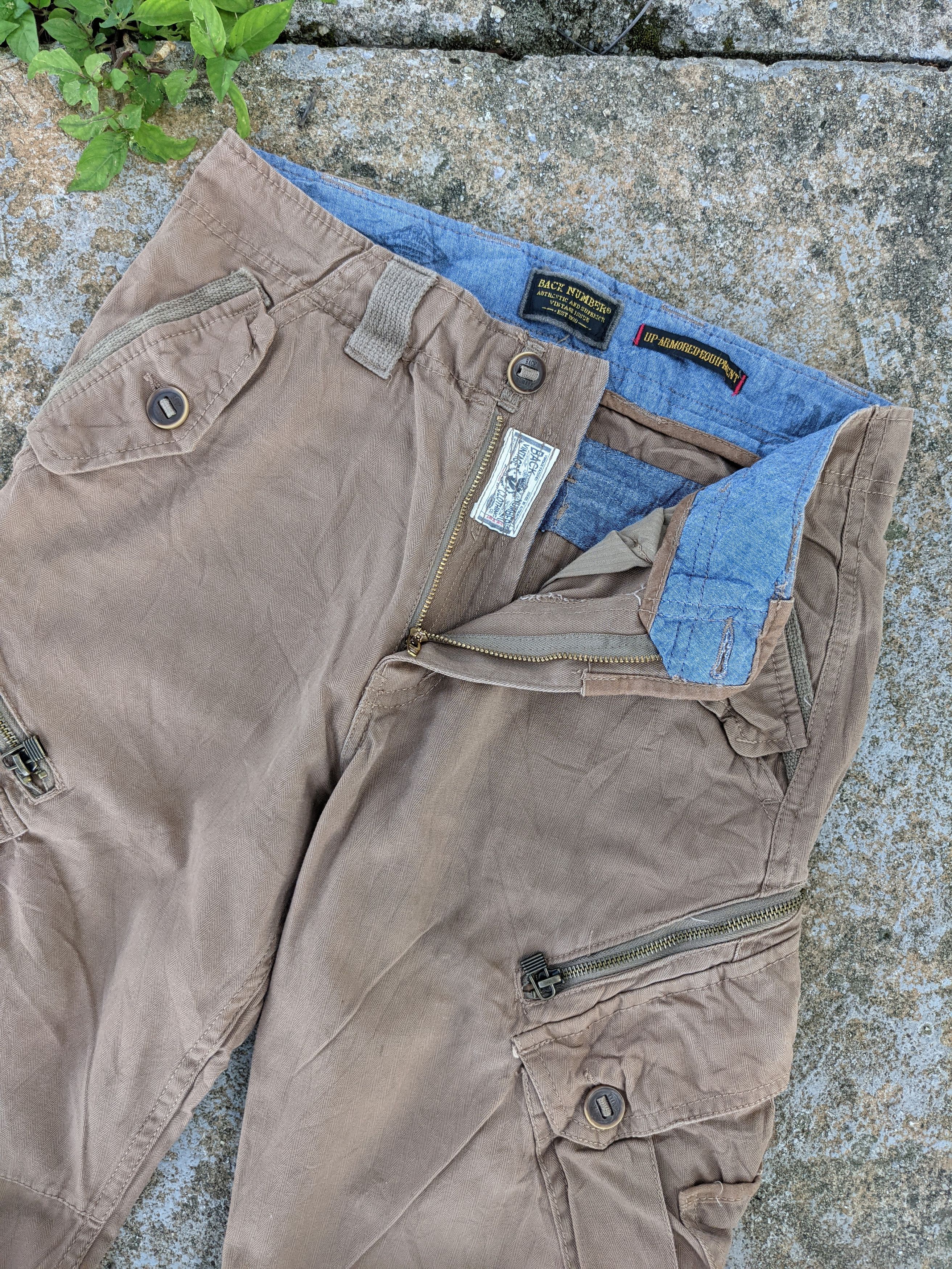 Japanese Brand ⚡️Steals⚡️ Back Number Cargo Pants Size US 29 - 4 Thumbnail