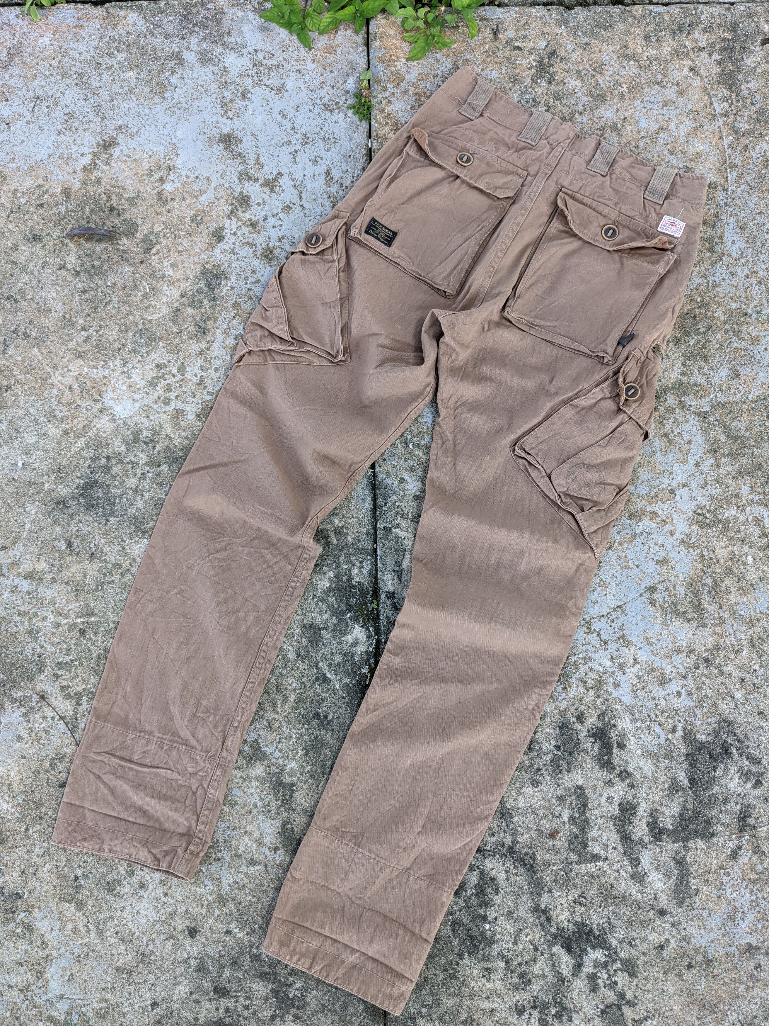 Japanese Brand ⚡️Steals⚡️ Back Number Cargo Pants Size US 29 - 2 Thumbnail