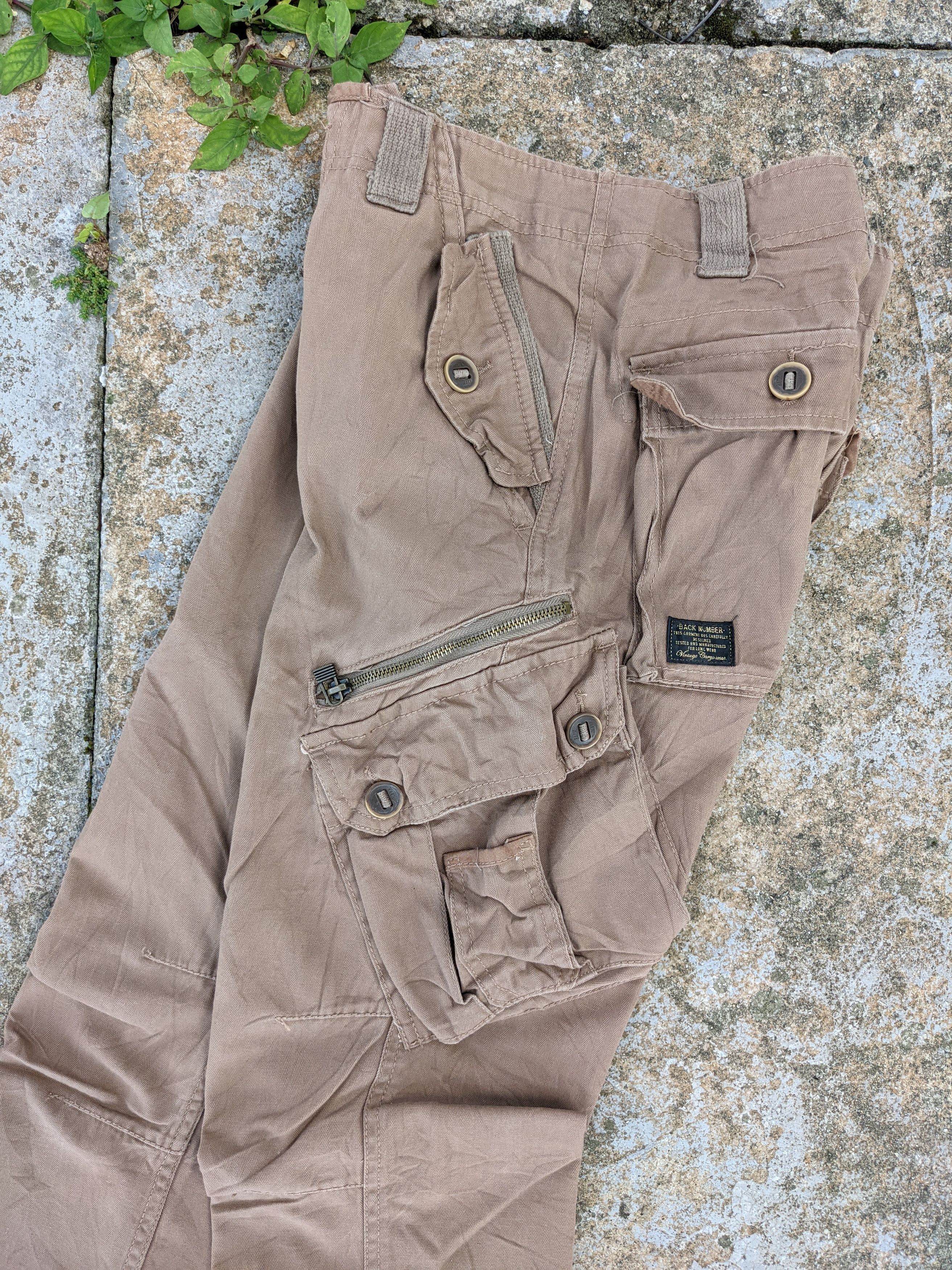 Japanese Brand ⚡️Steals⚡️ Back Number Cargo Pants Size US 29 - 9 Thumbnail
