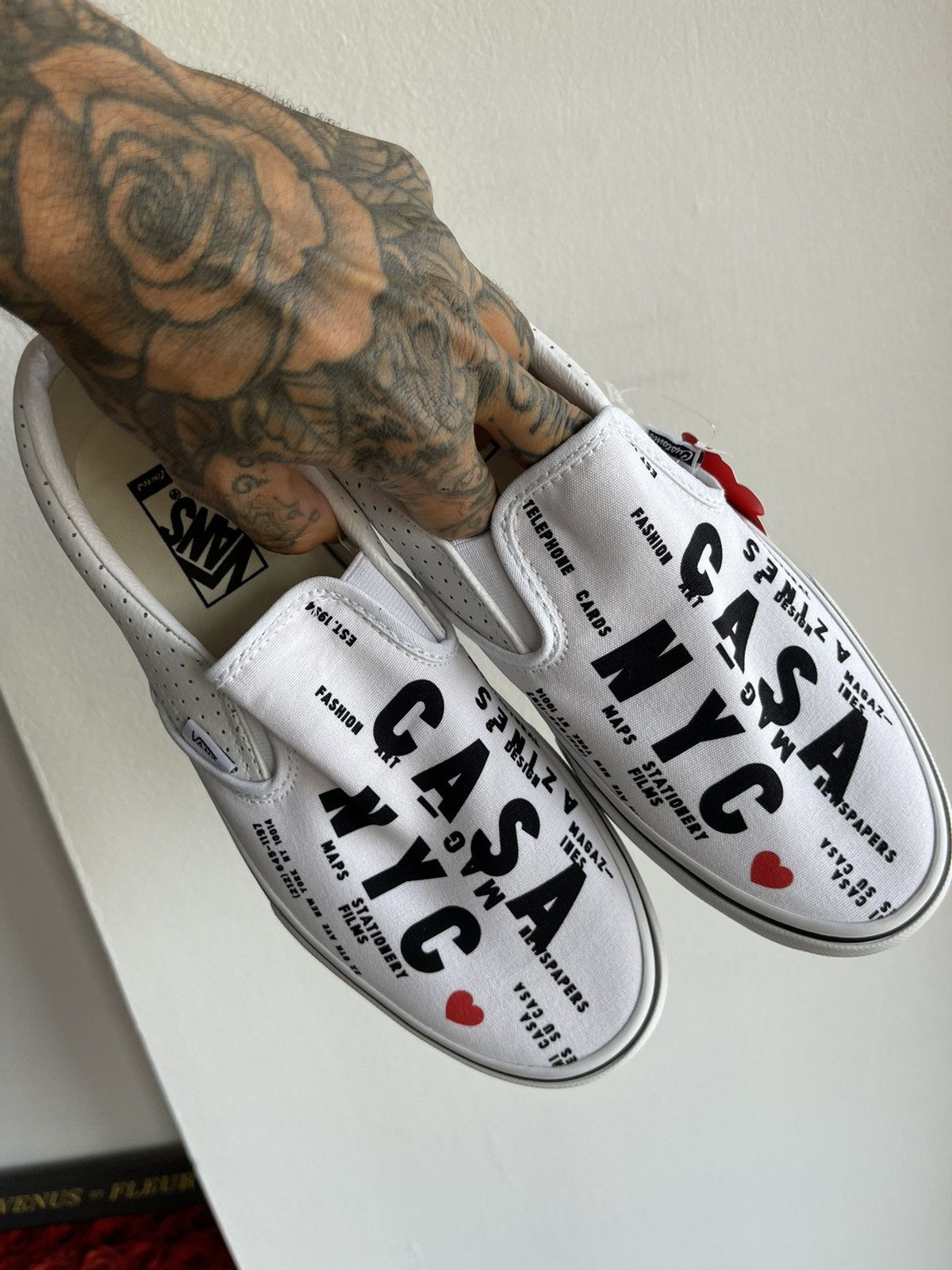 Vans Vans X Casa NYC Magazine Store RARE Slip on Sneakers Grailed