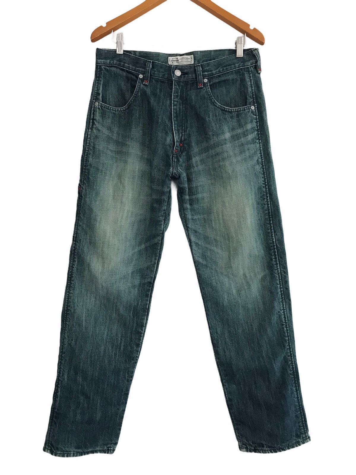 Japanese Brand Conquest-AW Skate Local Only Denim Jeans Size US 33 - 2 Thumbnail