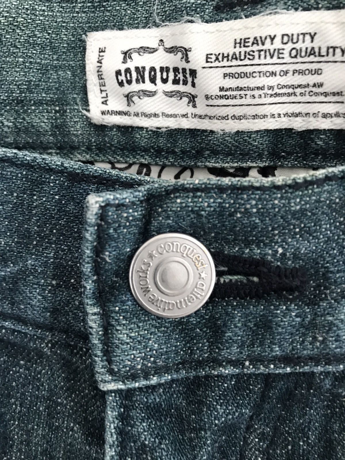 Japanese Brand Conquest-AW Skate Local Only Denim Jeans Size US 33 - 14 Thumbnail