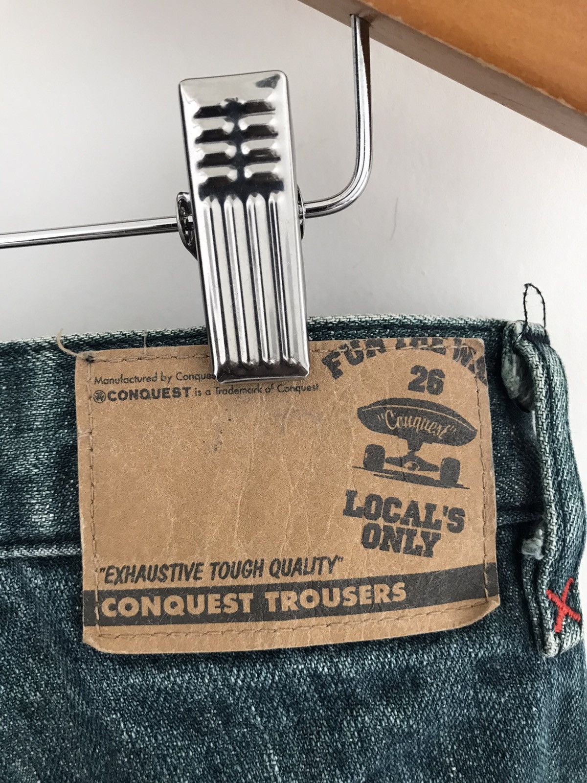 Japanese Brand Conquest-AW Skate Local Only Denim Jeans Size US 33 - 15 Thumbnail