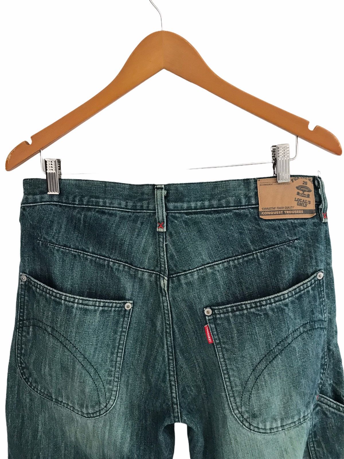 Japanese Brand Conquest-AW Skate Local Only Denim Jeans Size US 33 - 7 Thumbnail