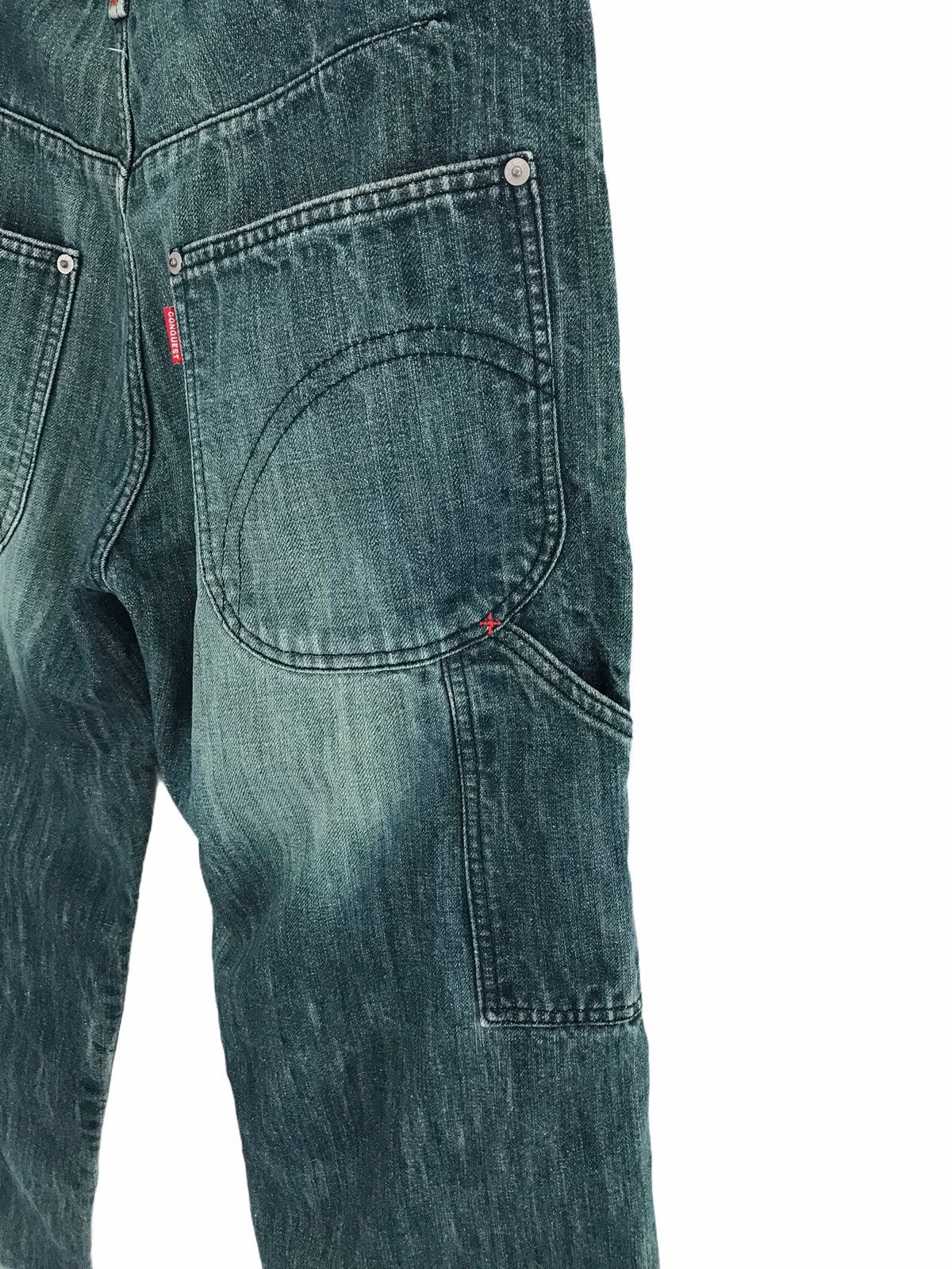 Japanese Brand Conquest-AW Skate Local Only Denim Jeans Size US 33 - 10 Thumbnail
