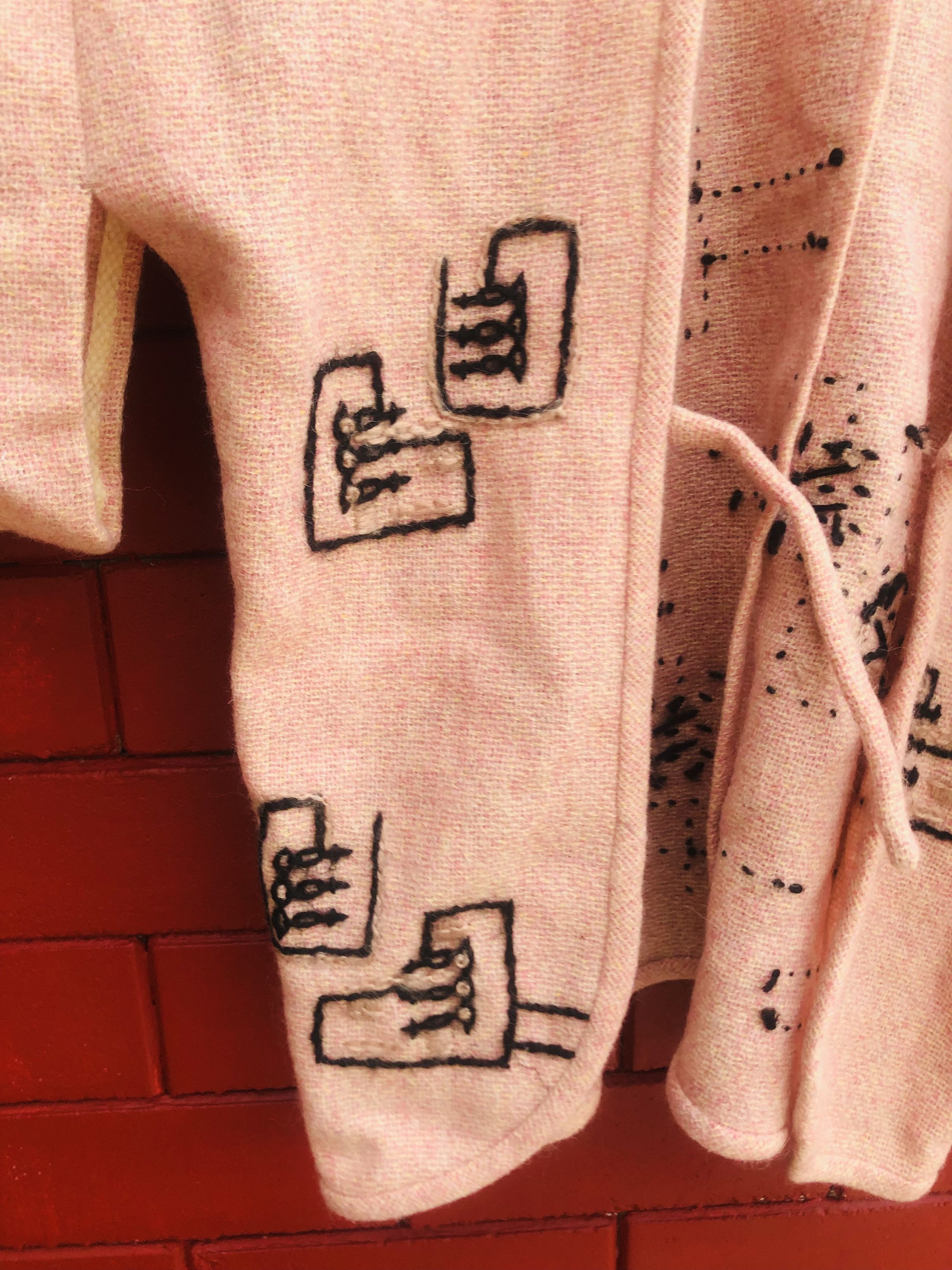 Japanese Brand × Vintage Vintage Wool Kimono Japanese Designed Fashion Style Size US L / EU 52-54 / 3 - 6 Thumbnail